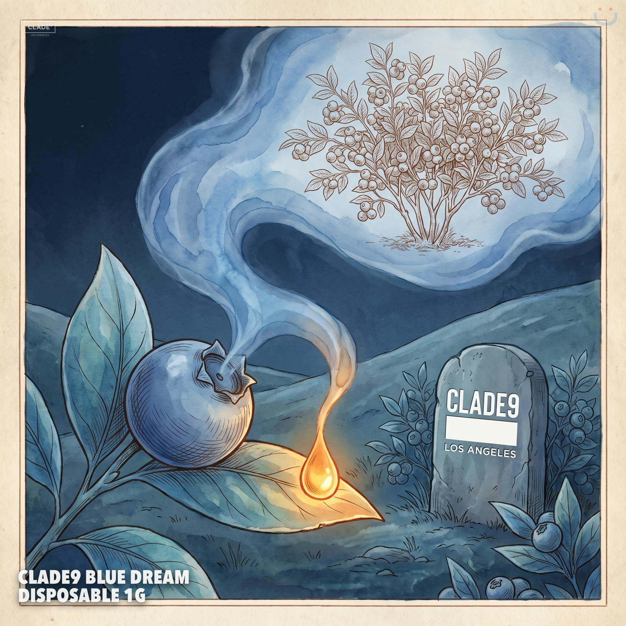 CLADE9 BLUE DREAM DISPOSABLE 1G