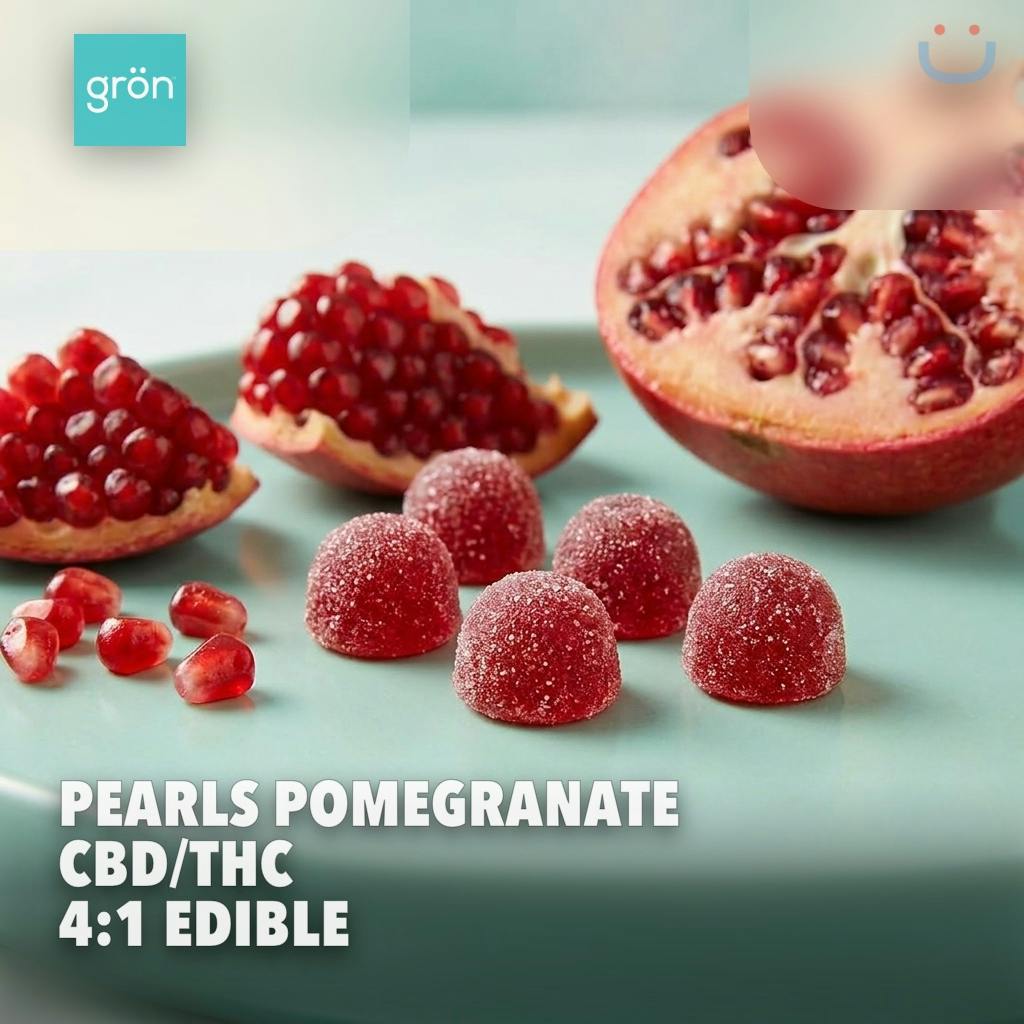Pearls Pomegranate CBD/THC 4:1 Edible