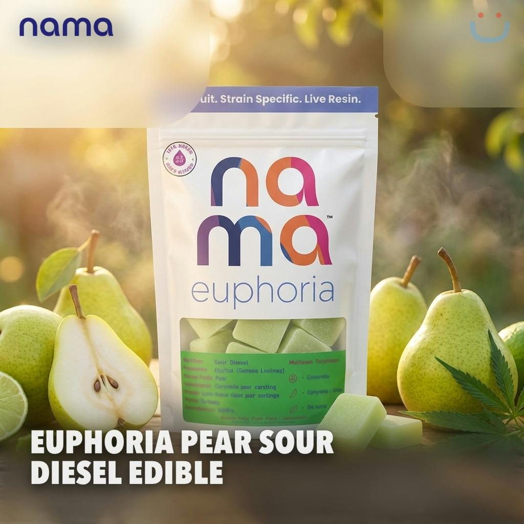 Nama Euphoria Pear Sour Diesel Edible
