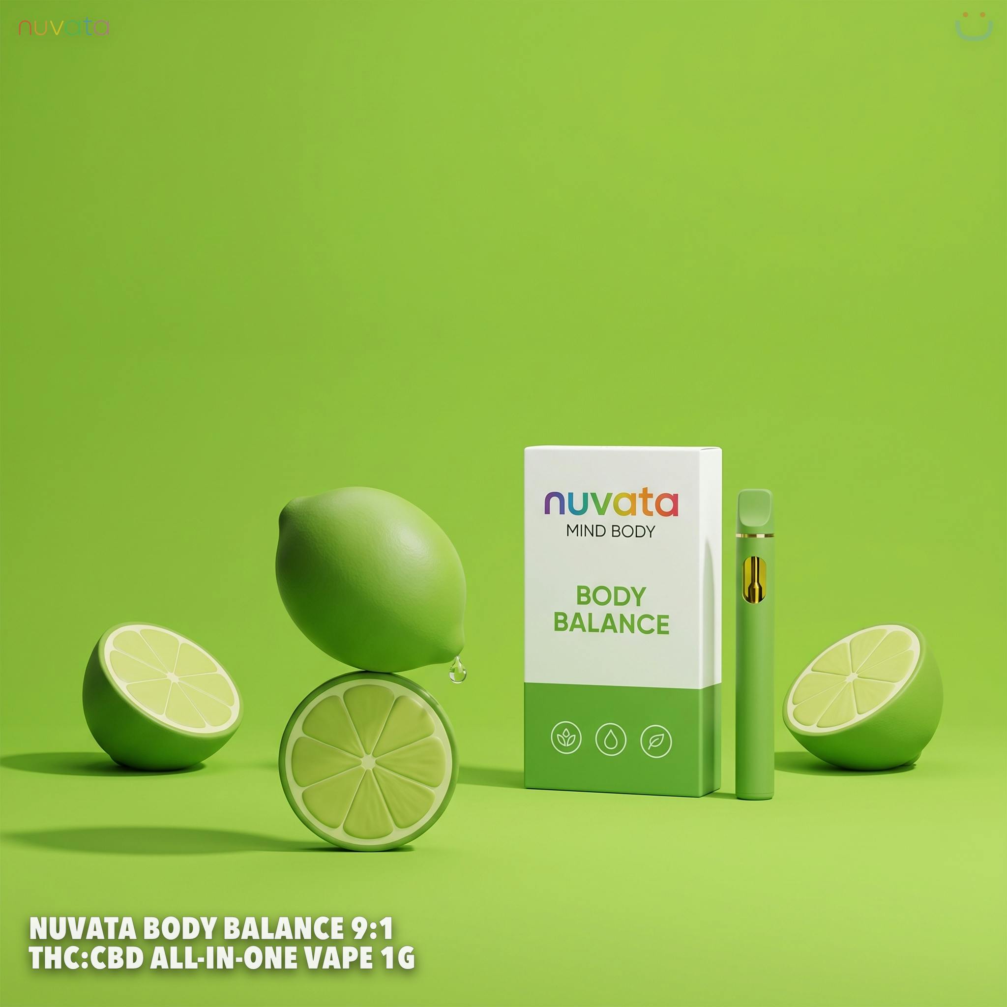 Nuvata Body Balance 9:1 THC:CBD All-In-One Vape 1G