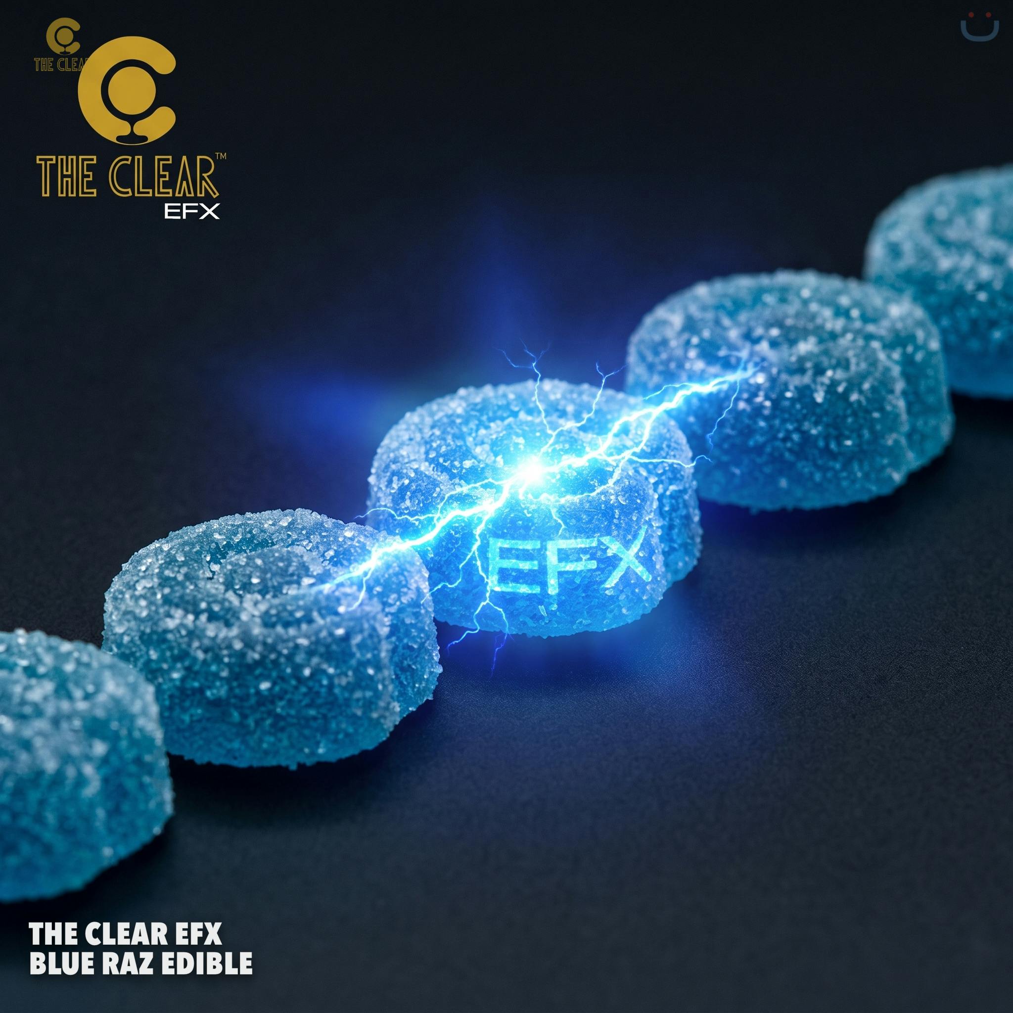 The Clear EFx Blue Raz Edible