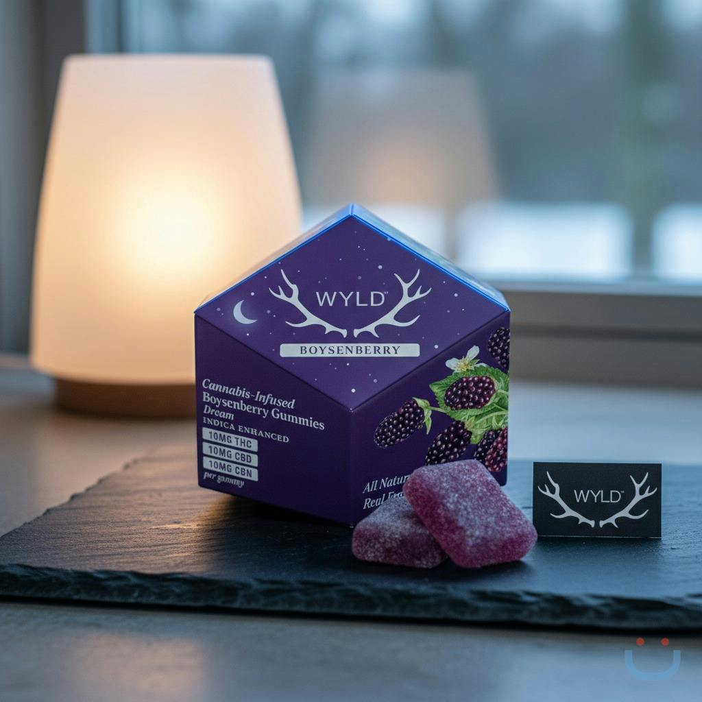 WYLD Boysenberry 1:1:1 Gummies