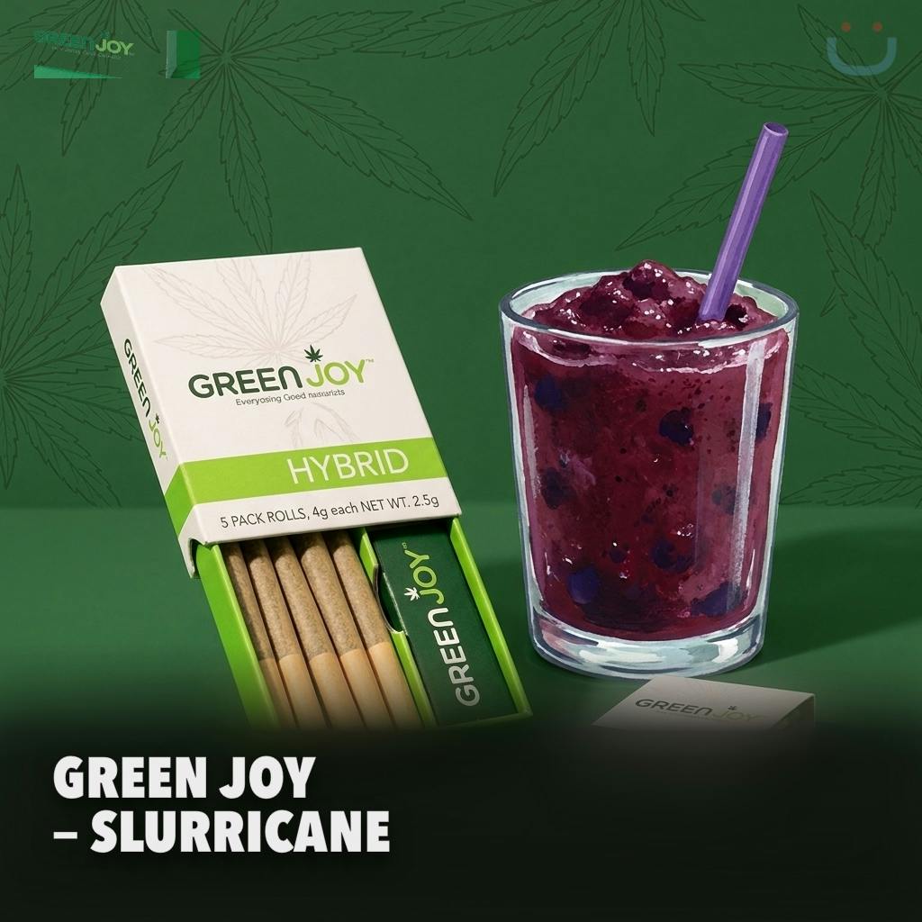 Green Joy Slurricane Pre-roll 2.5G 5 Pack