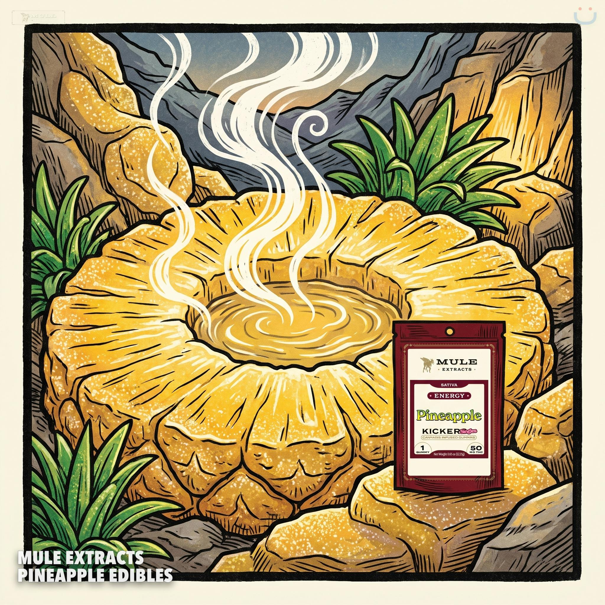 Mule Extracts Pineapple Edibles
