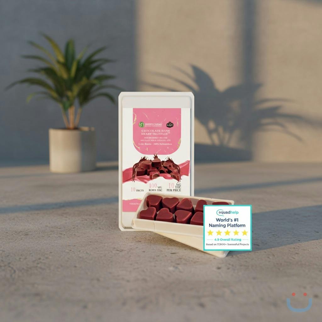 Jersey Canna Chocolate Hash Heart Truffles Edible
