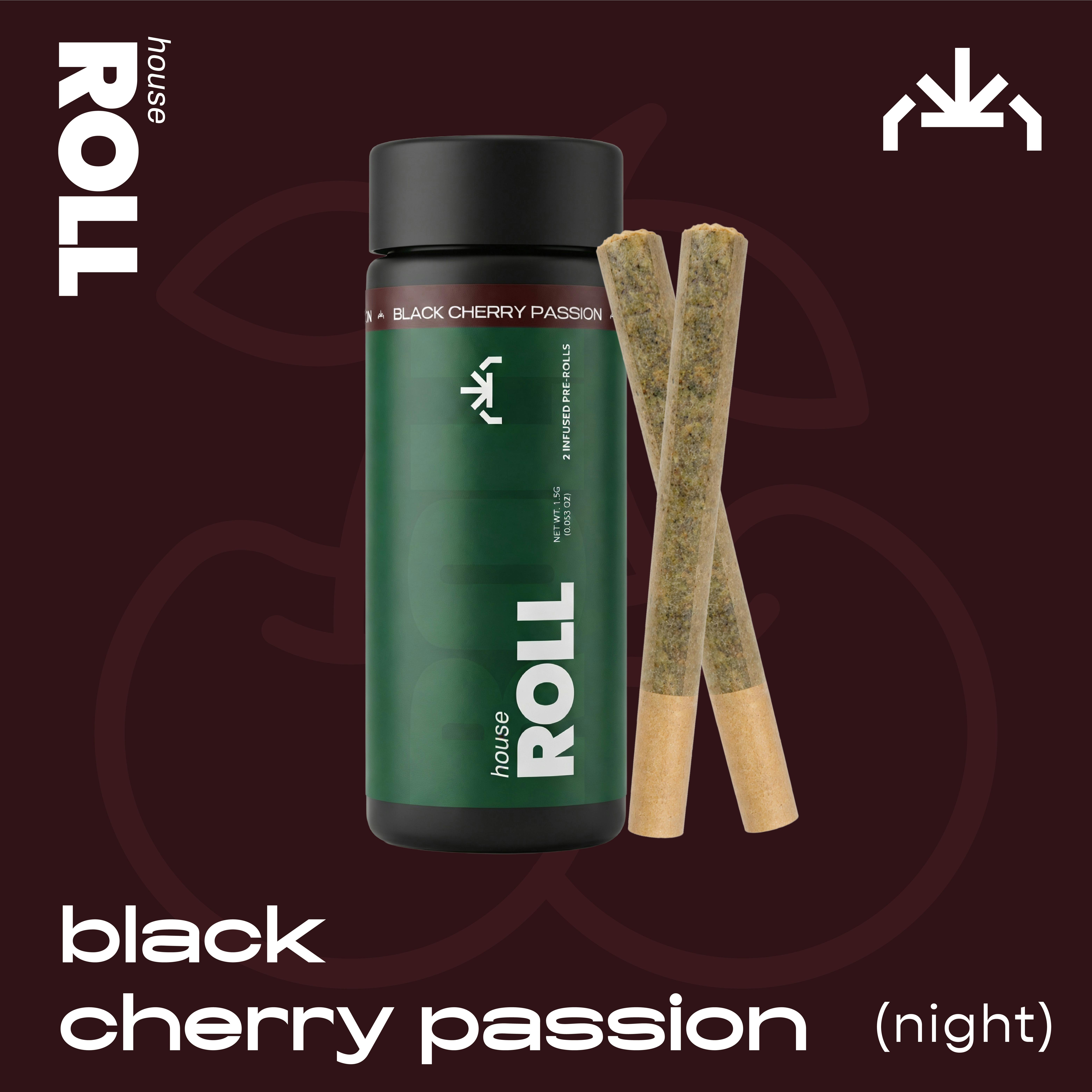Black Cherry Passion House Infused Pre-roll 1.5G 2 Pack
