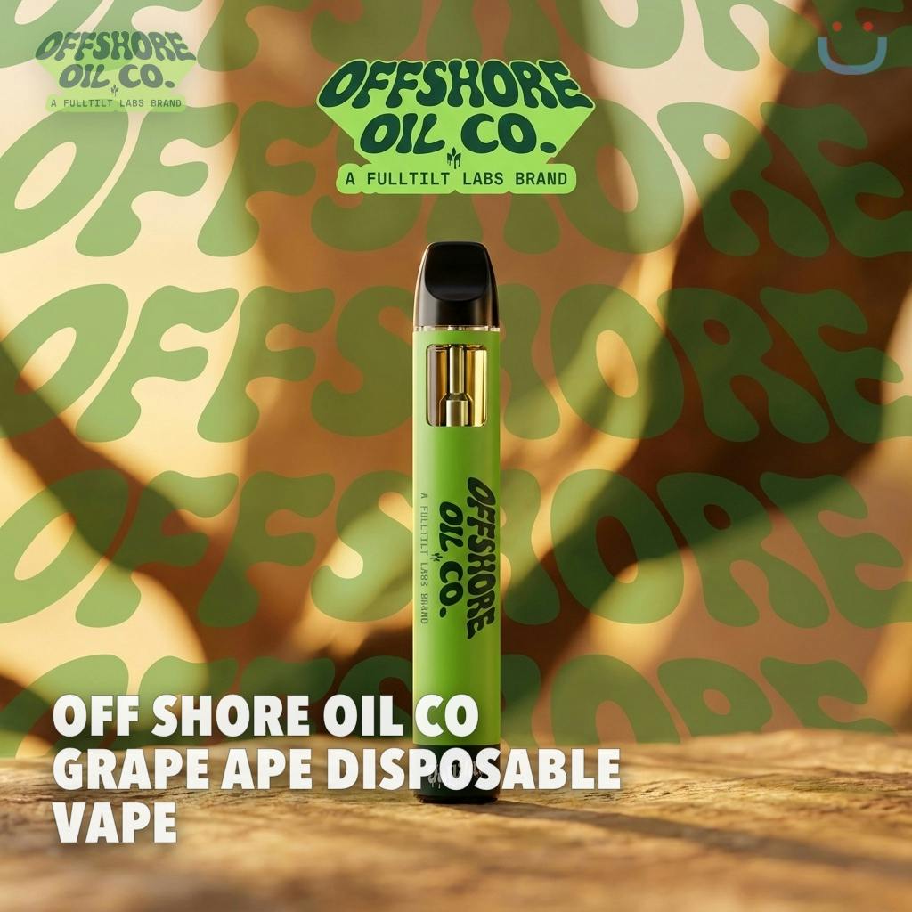 Off Shore OIl Co Grape Ape Disposable Vape 1G