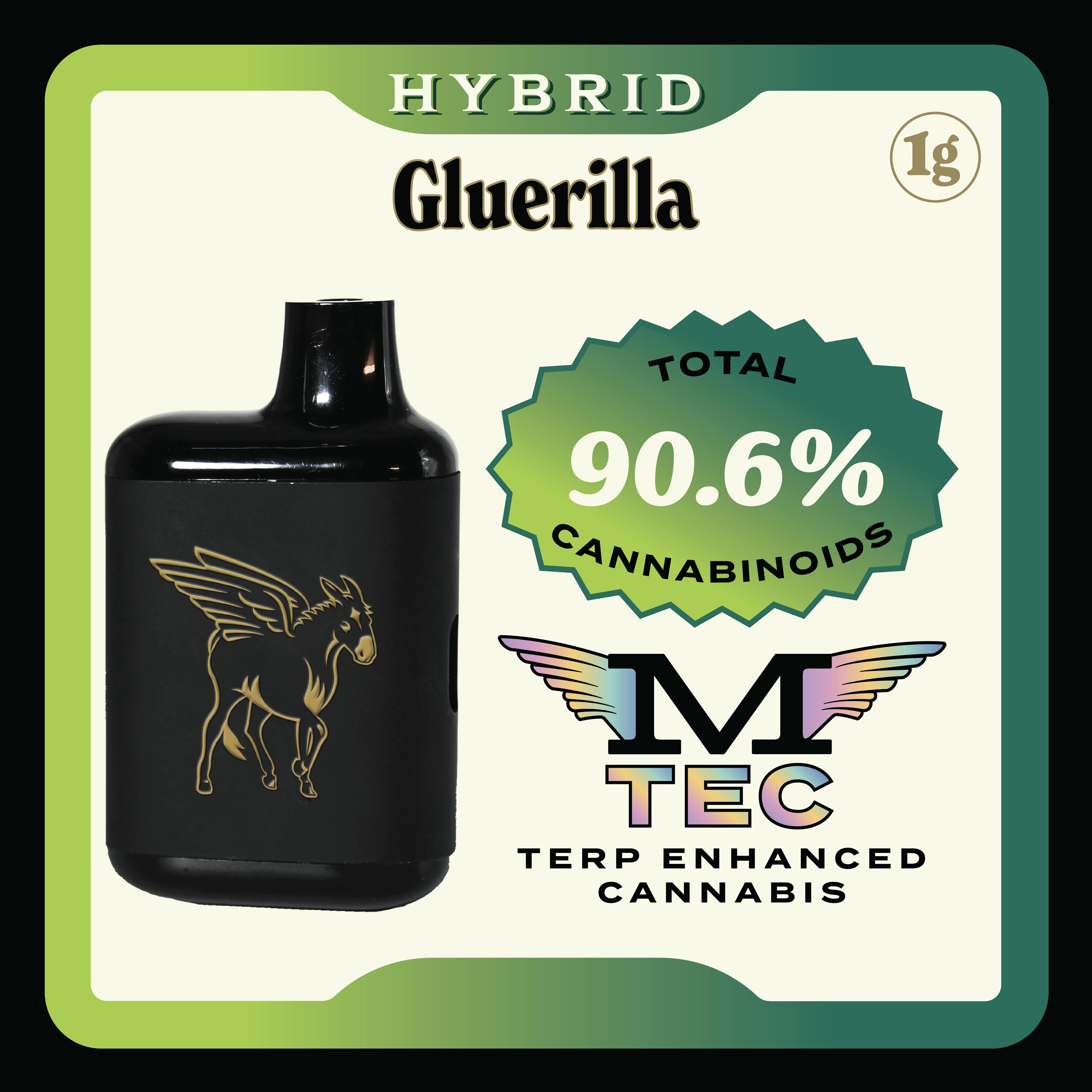 Mule Extracts Dank Tank Gluerilla Disposable Vape 1G