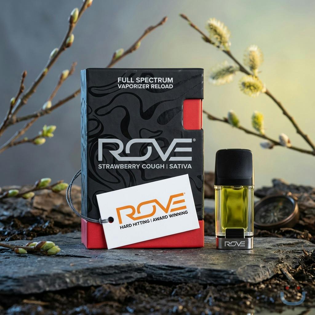 Rove Strawberry Cough Live Resin Vape 1G
