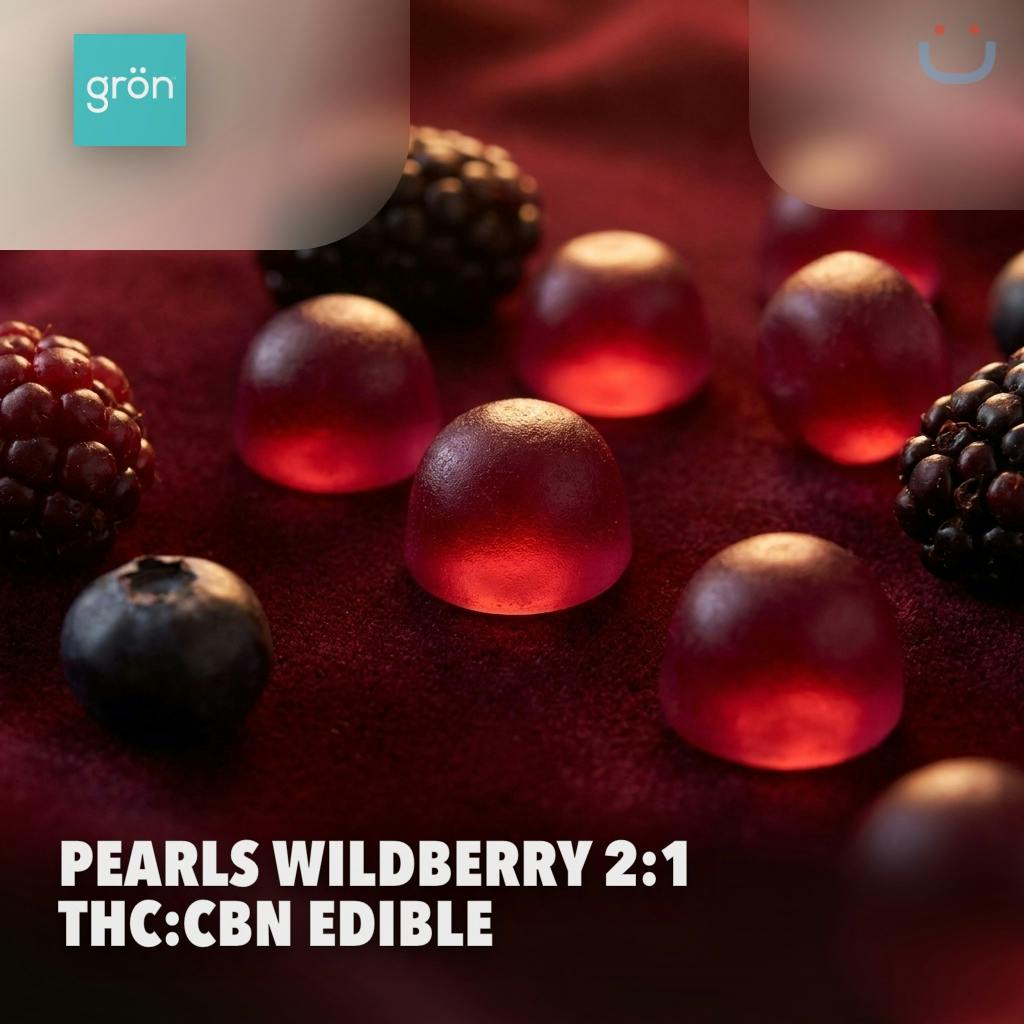 Pearls Wildberry 2:1 THC:CBN Edible