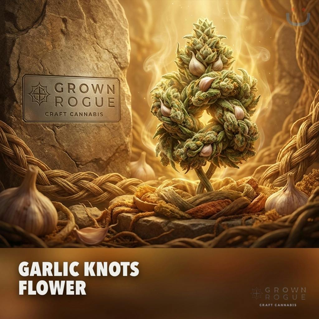Grown Rogue Garlic Knots Flower 3.5G