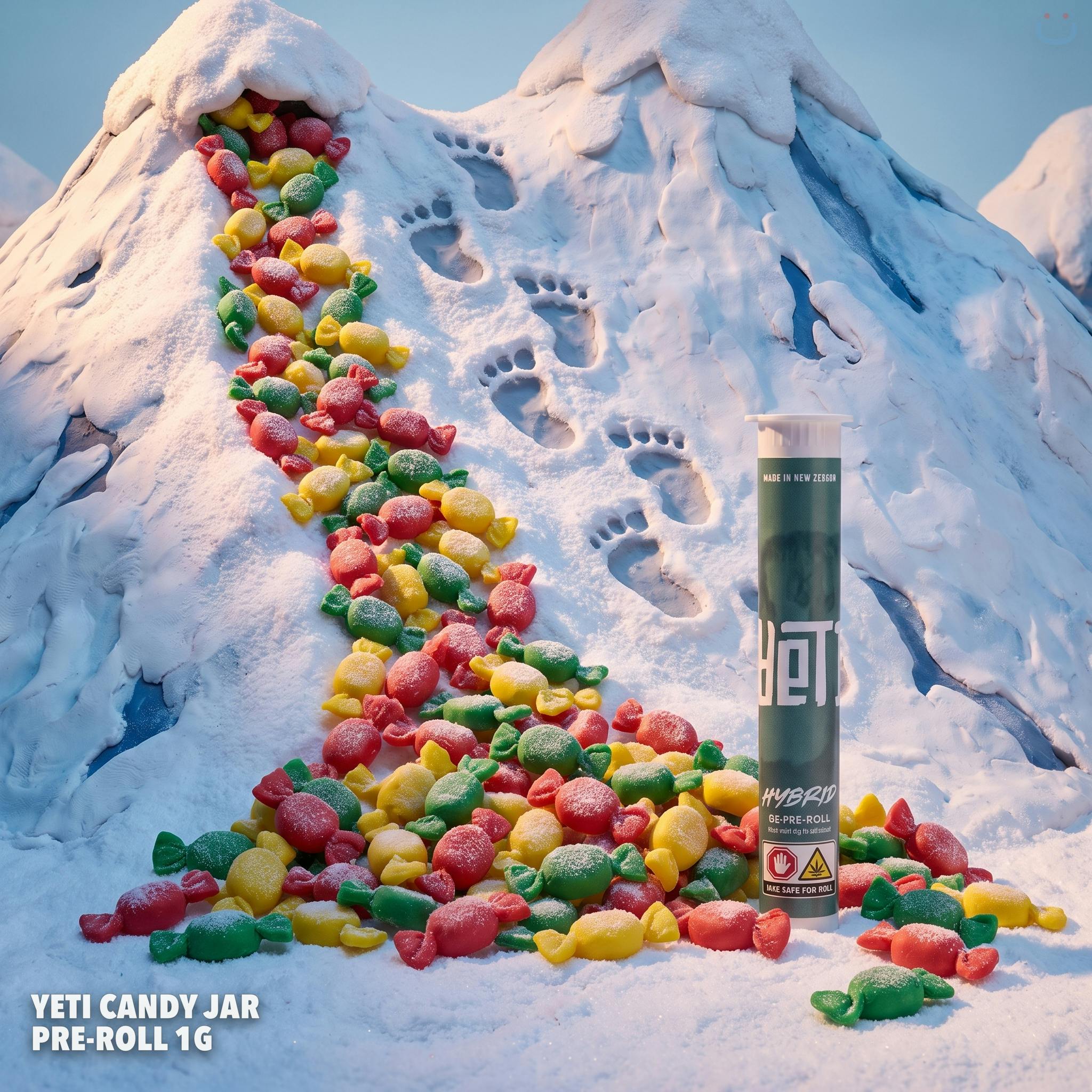 Yeti Candy Jar Pre-roll 1G