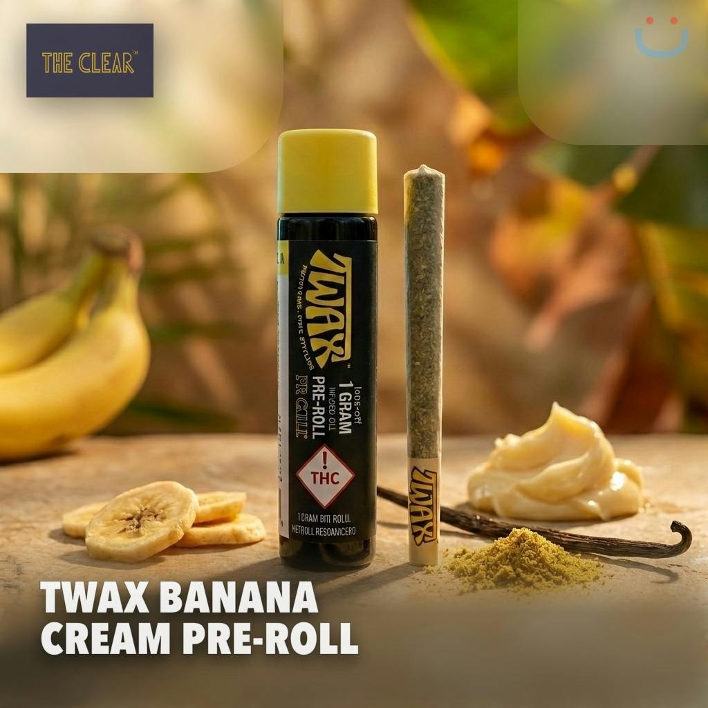 Twax Banana Cream Infused Pre-roll 3G 5 Pack