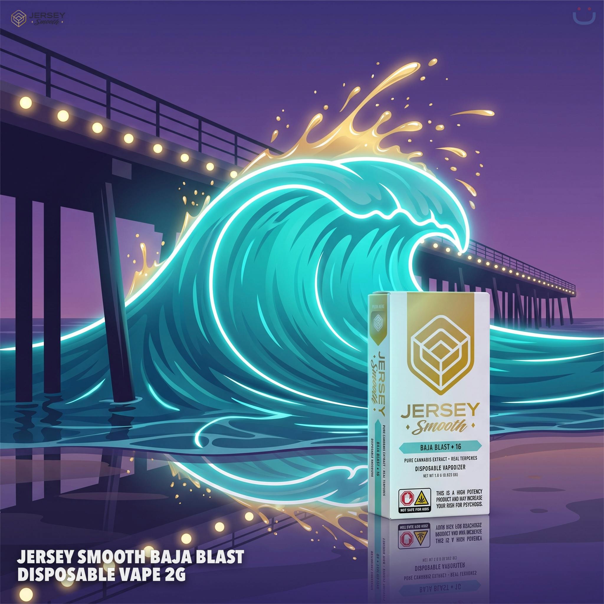 Jersey Smooth Baja Blast Disposable Vape 2G
