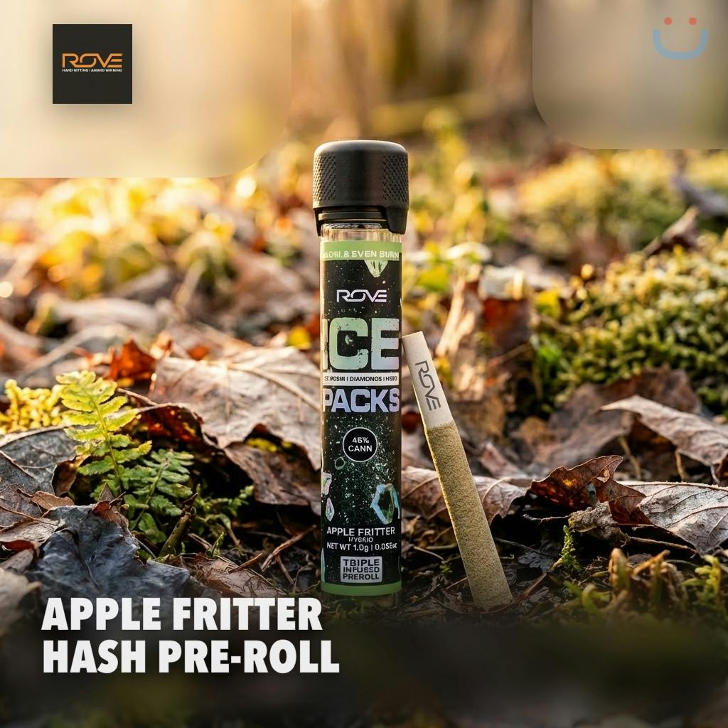 Rove Apple Fritter Hash Infused Pre-roll 5 Pack 2.5G
