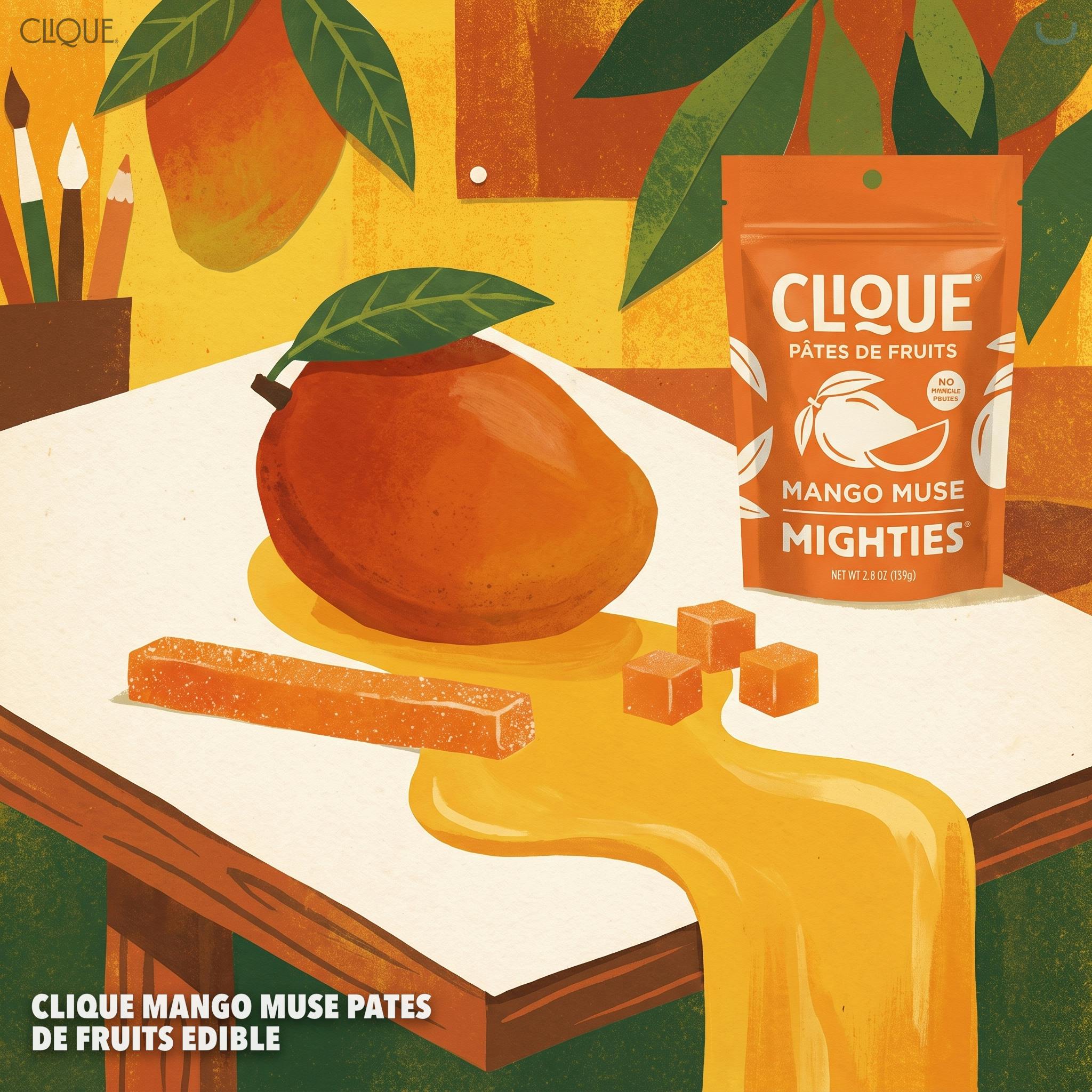 Clique Mango Muse Pates De Fruits Edible