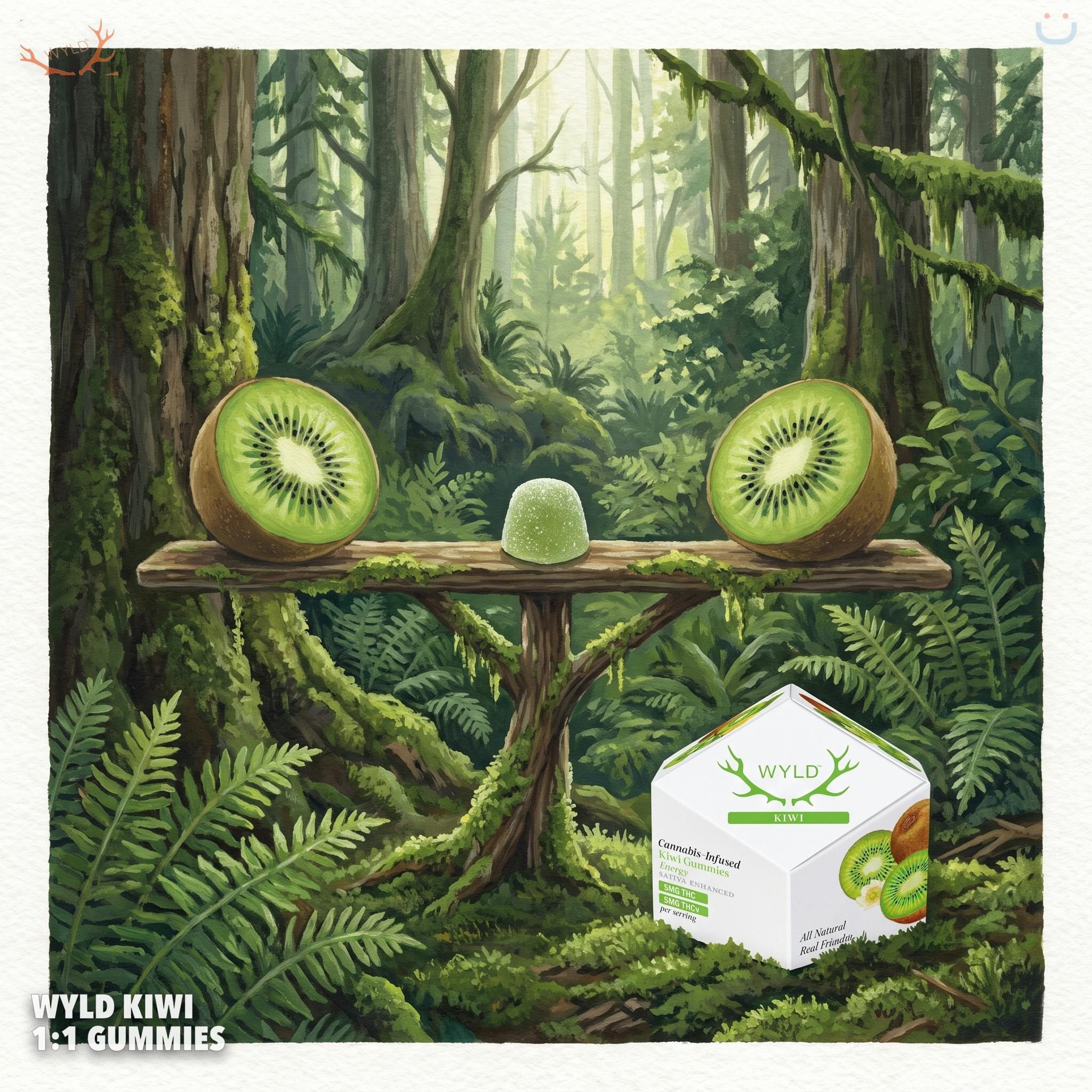 WYLD Kiwi 1:1 Gummies