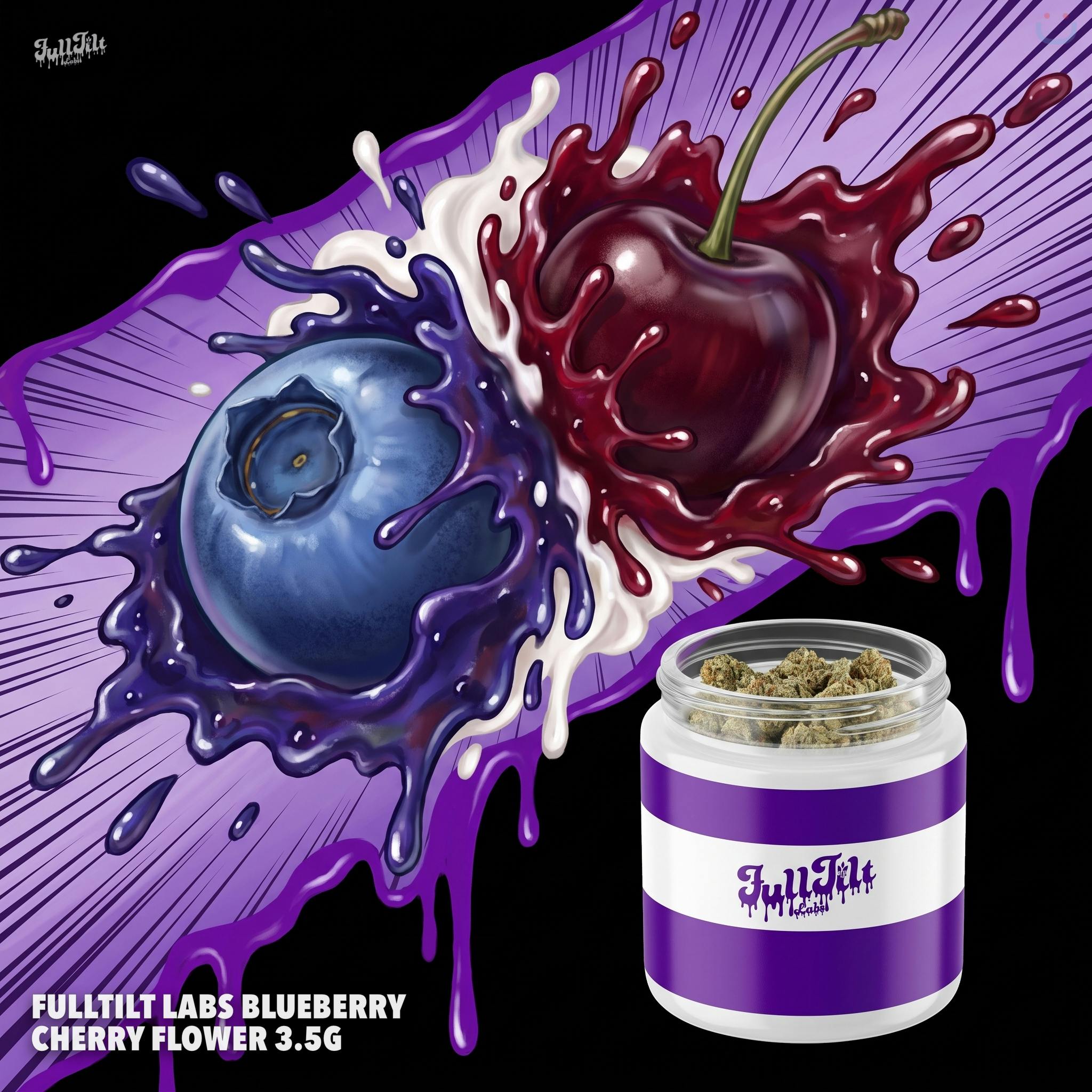 FullTilt Labs Blueberry Cherry Flower 3.5G