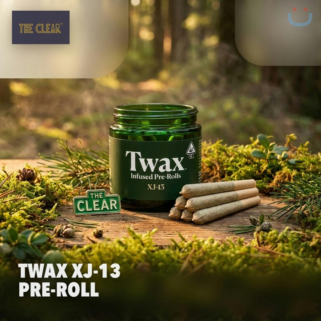 The Clear Twax XJ-13 Infused Pre-roll 3G 5 Pack