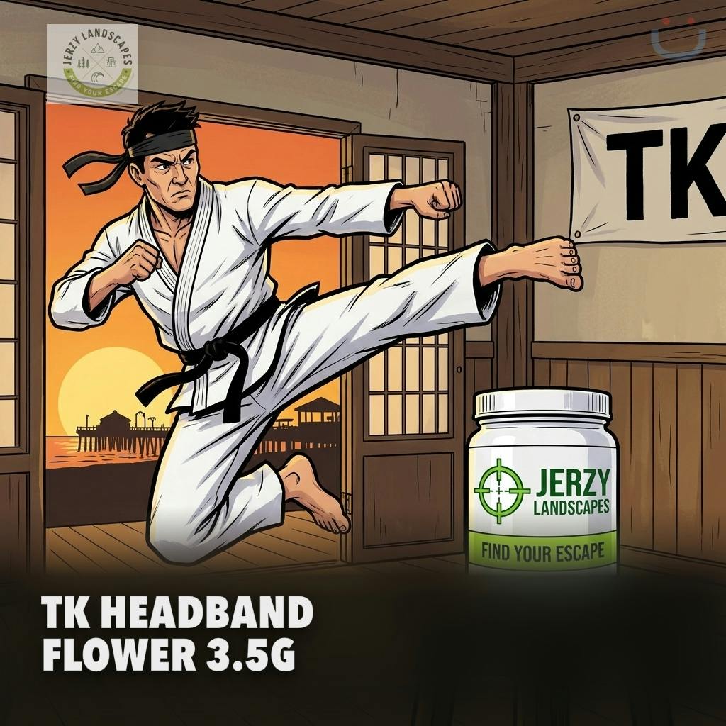 High Grass Farms Jerzy Landscape TK Headband Flower 3.5G