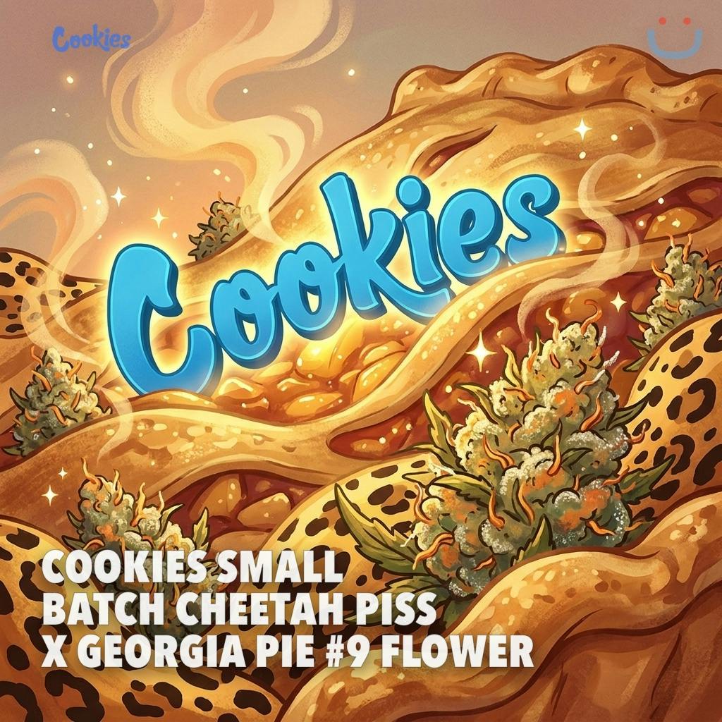 Cookies Small Batch Cheetah Piss X Georgia Pie #9 Flower 3.5G