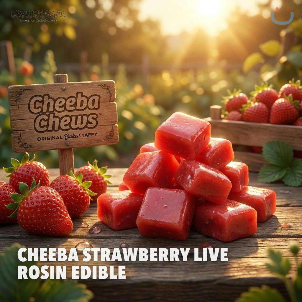 Cheeba Strawberry Live Rosin Edible