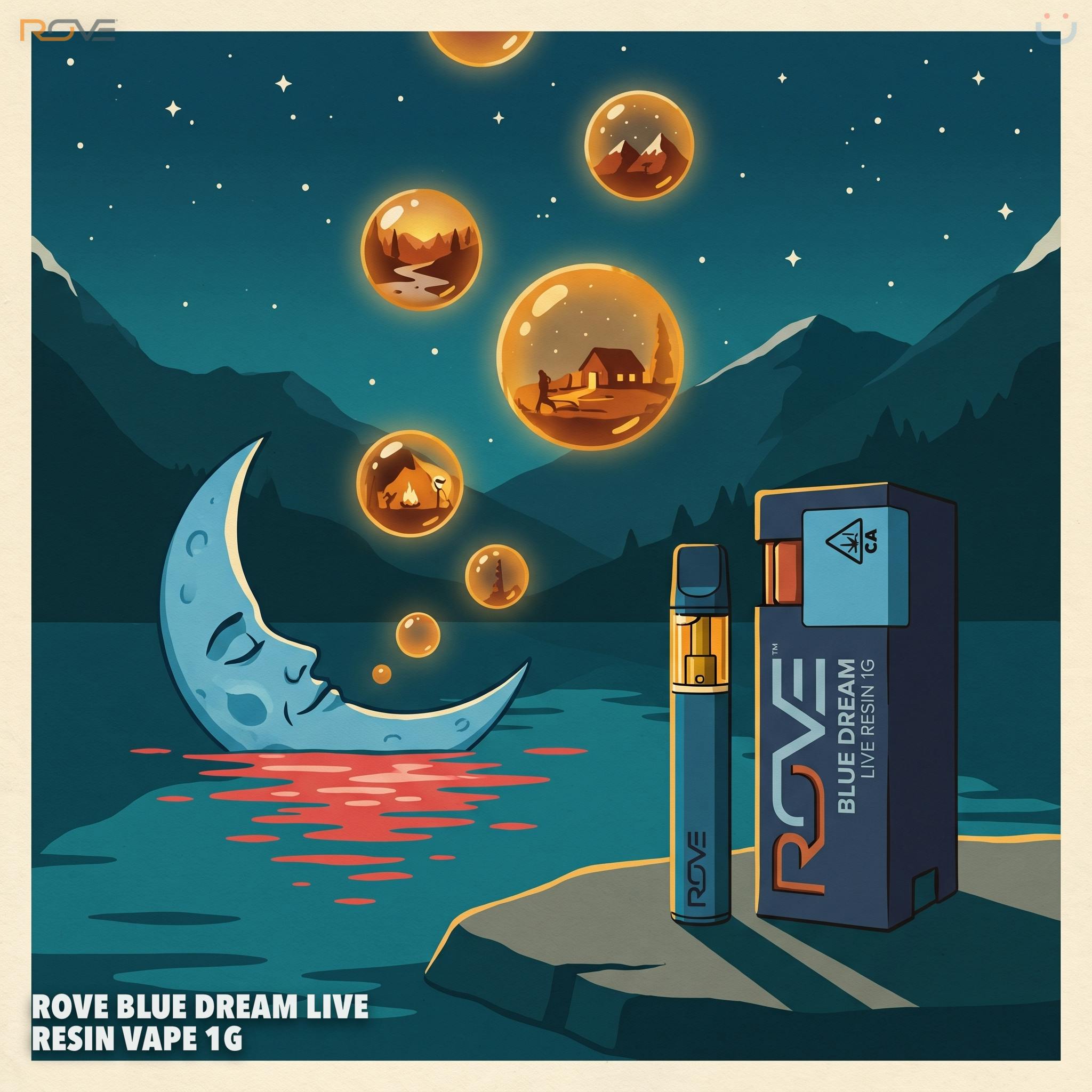 Rove Blue Dream Live Resin Vape 1G