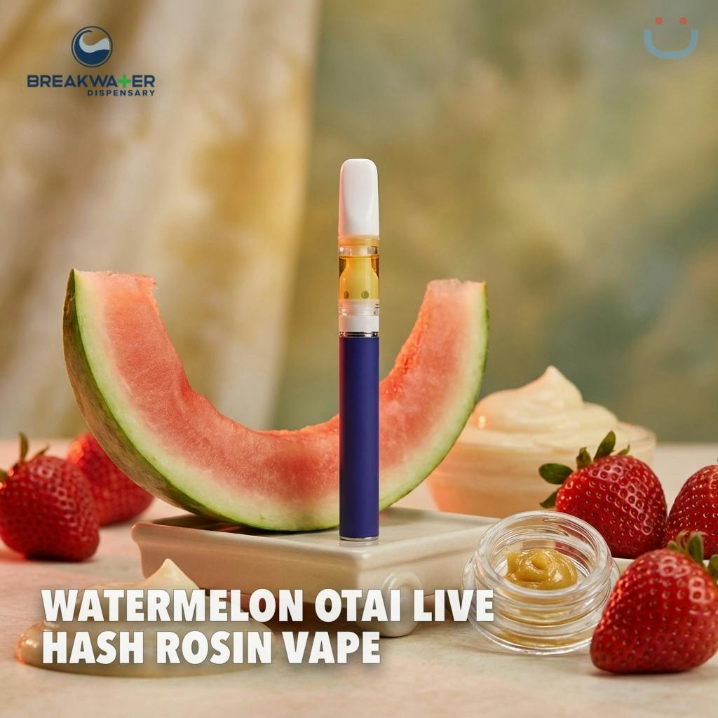 Breakwater Watermelon Otai Live Hash Rosin Vape 0.5G