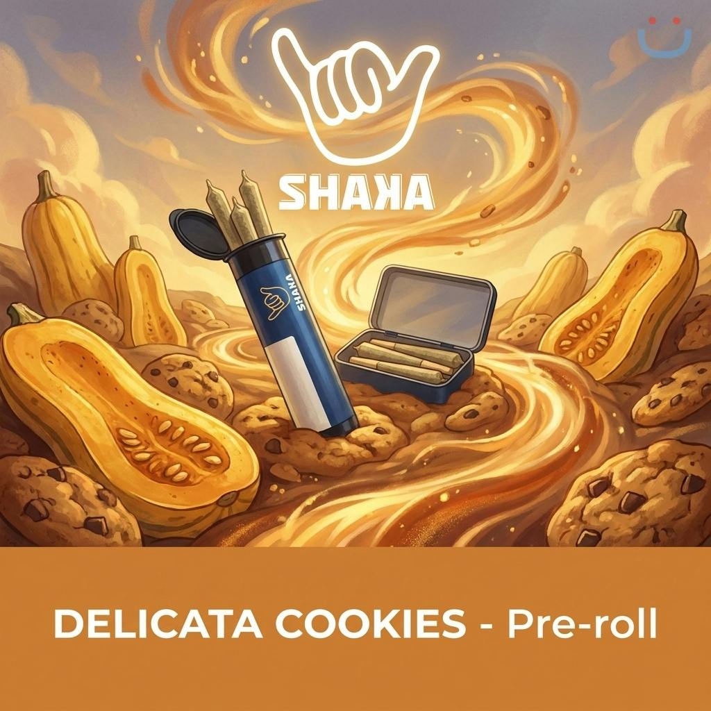 SHAKA DELICATA COOKIES PRE-ROLL 1G - 3 G - 3 PACK