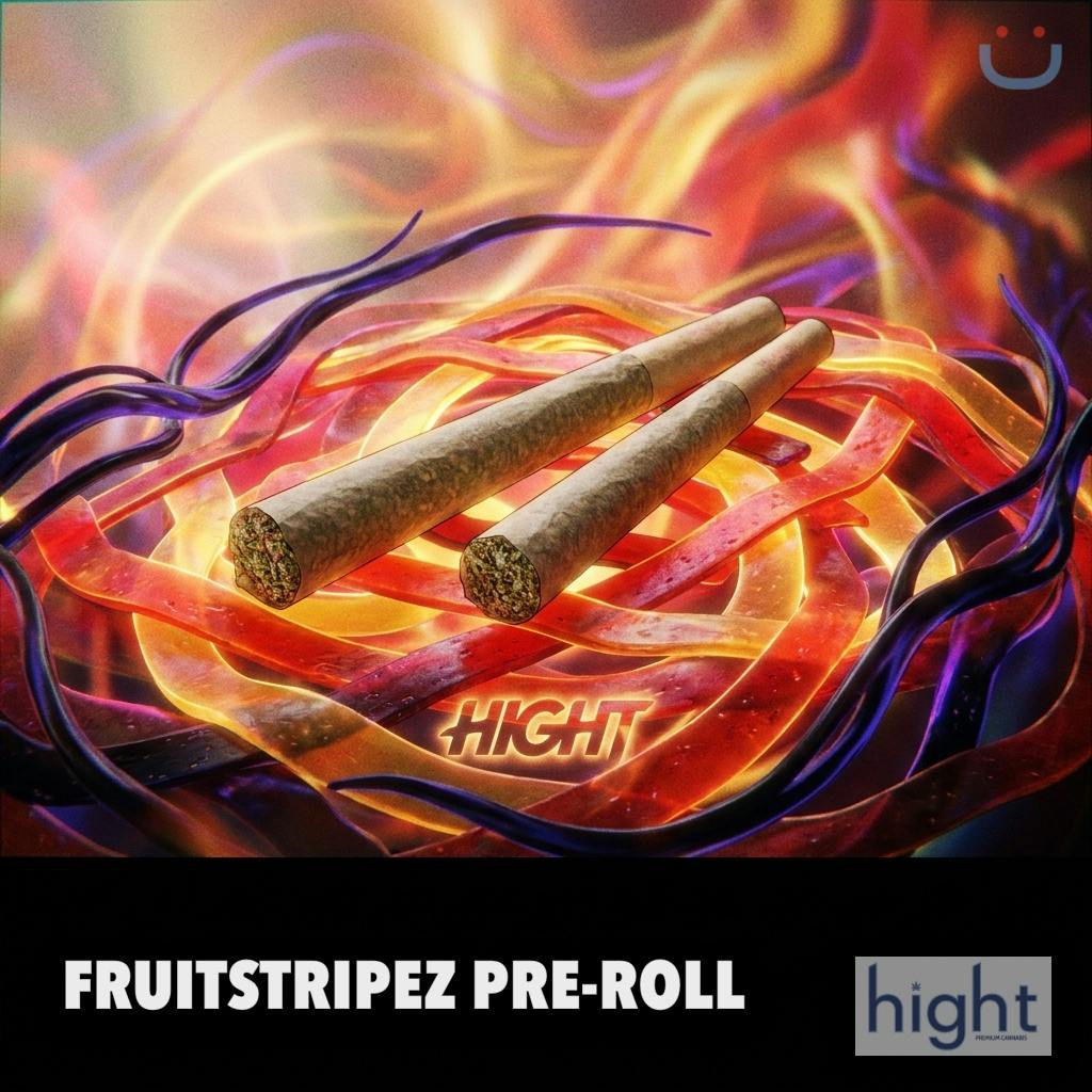 Hight Fruitstripez Pre-roll 2.5G 5 Pack