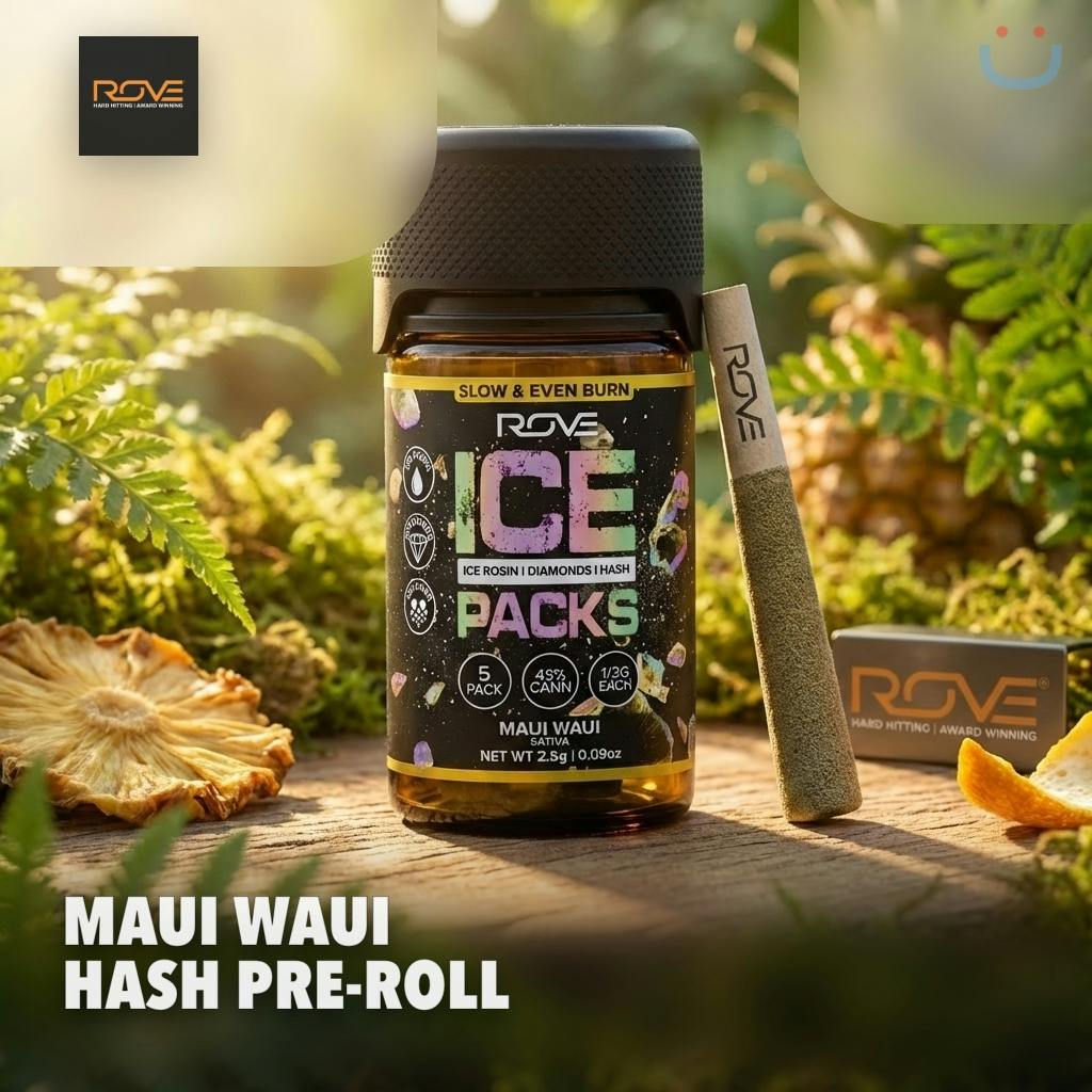 Rove Maui Waui Hash Infused Pre-roll 2.5G 5 Pack