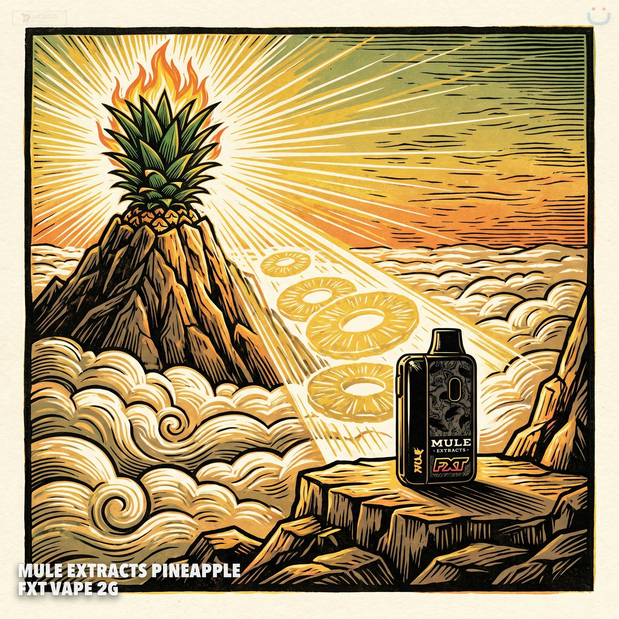 Mule Extracts Pineapple FXT Vape 2G