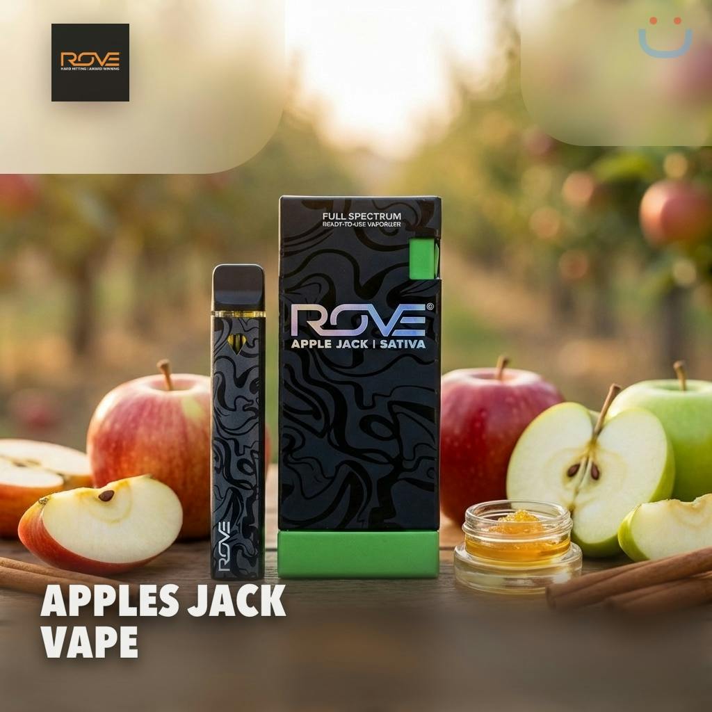 Rove Apples Jack Live Resin Vape 1G