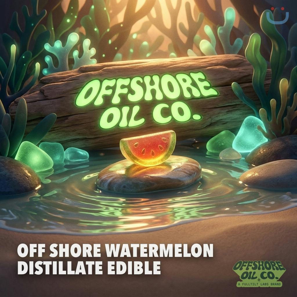 Off Shore Watermelon Distillate Gummy - 100mg - 100 Mg
