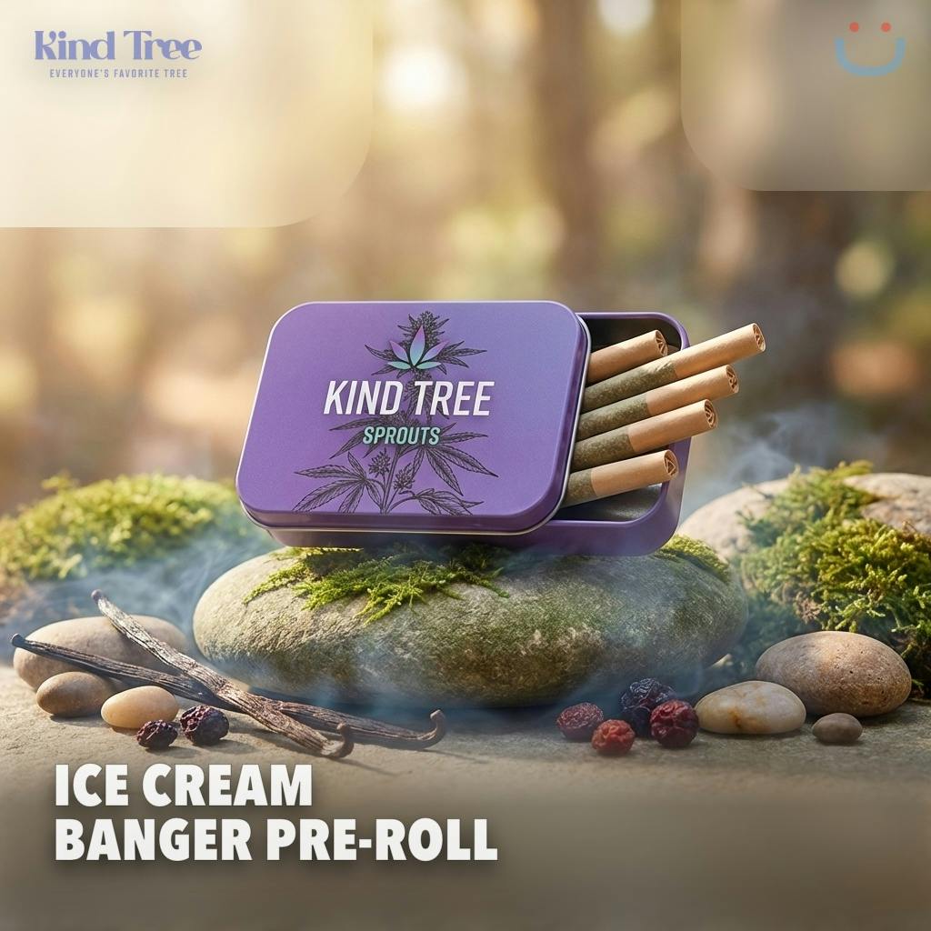 Kind Tree Ice Cream Banger Infused Pre-roll 1.75G 5 Pack