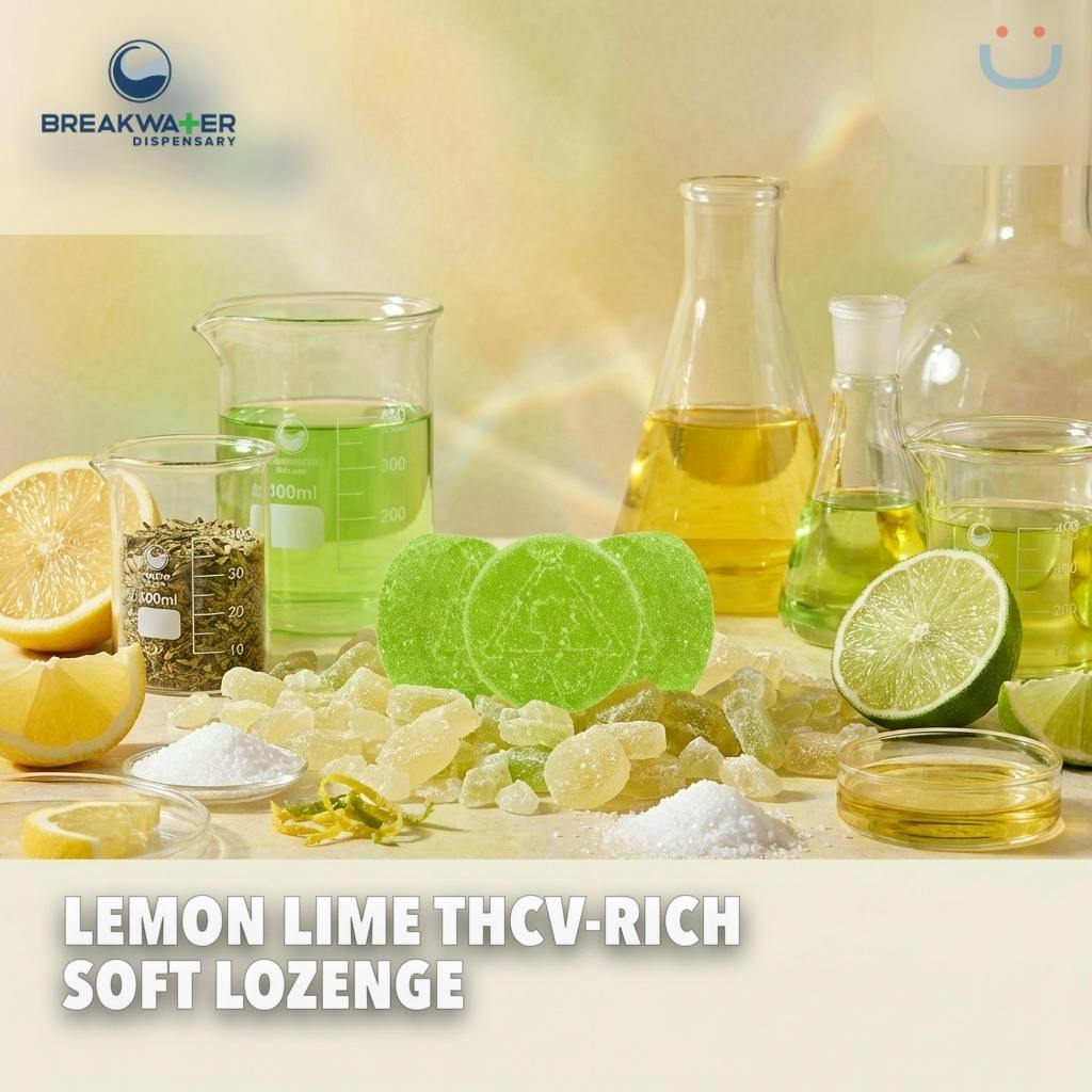 Breakwater Lemon Lime THCV-Rich Soft Lozenge Edible