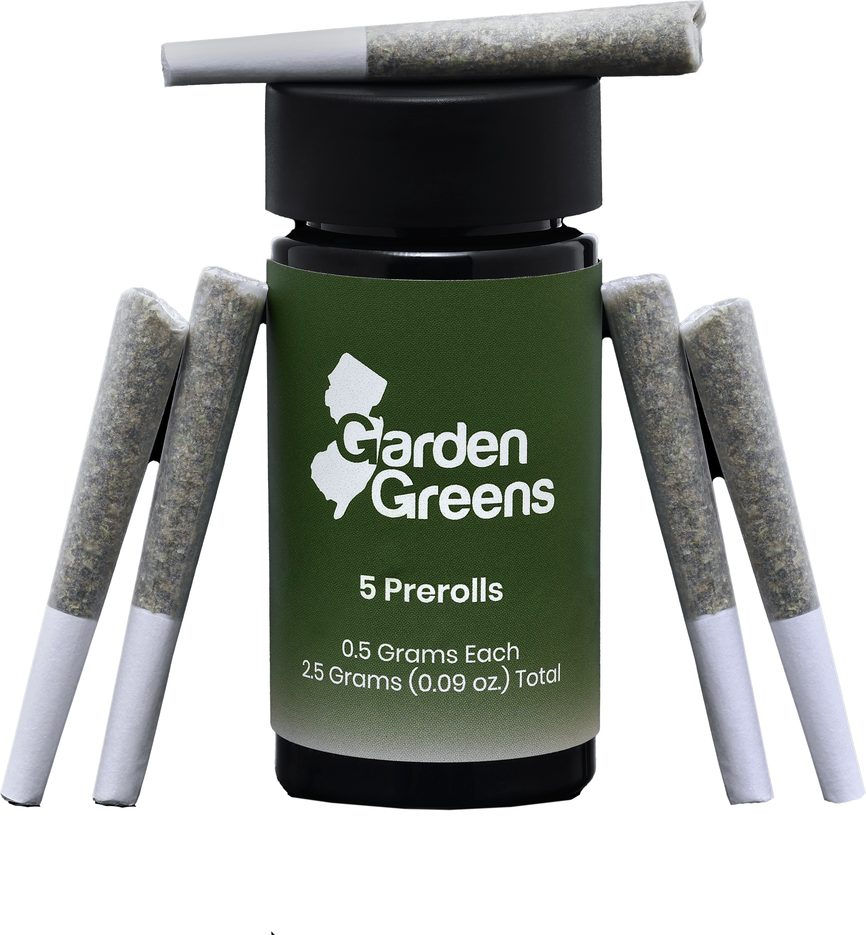 Garden Greens Peanut Butter Cup Pre-roll 2.5G 5 Pack