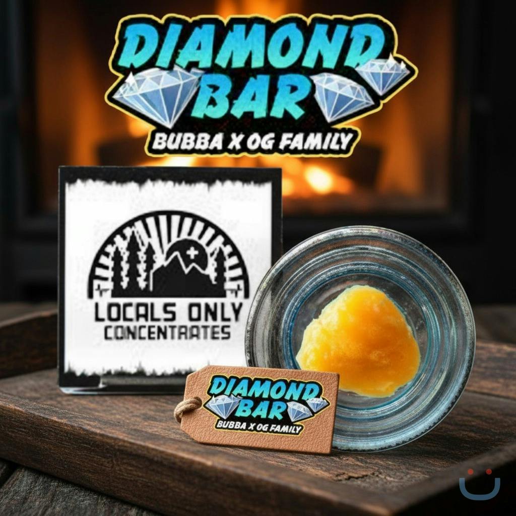Locals Only Diamond Bar Wet Badder Concentrate 1G