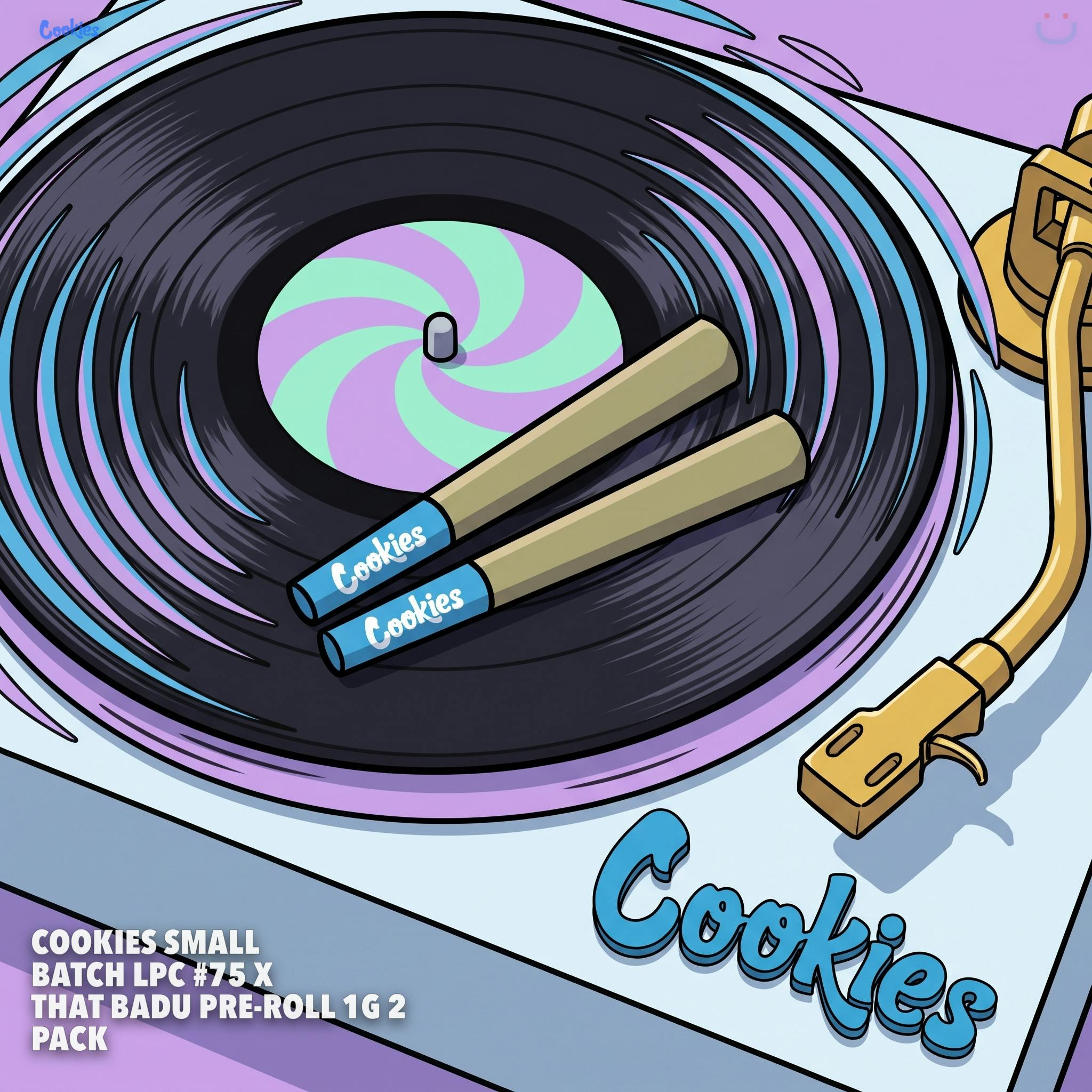 Cookies Small Batch LPC #75 X That Badu Pre-roll 1G 2 Pack