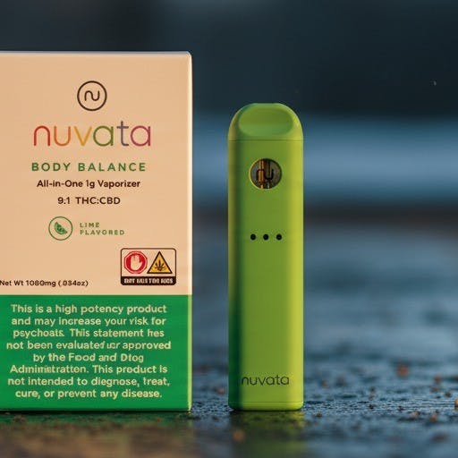 Nuvata Body Balance 9:1 THC:CBD All-In-One Vape 1G