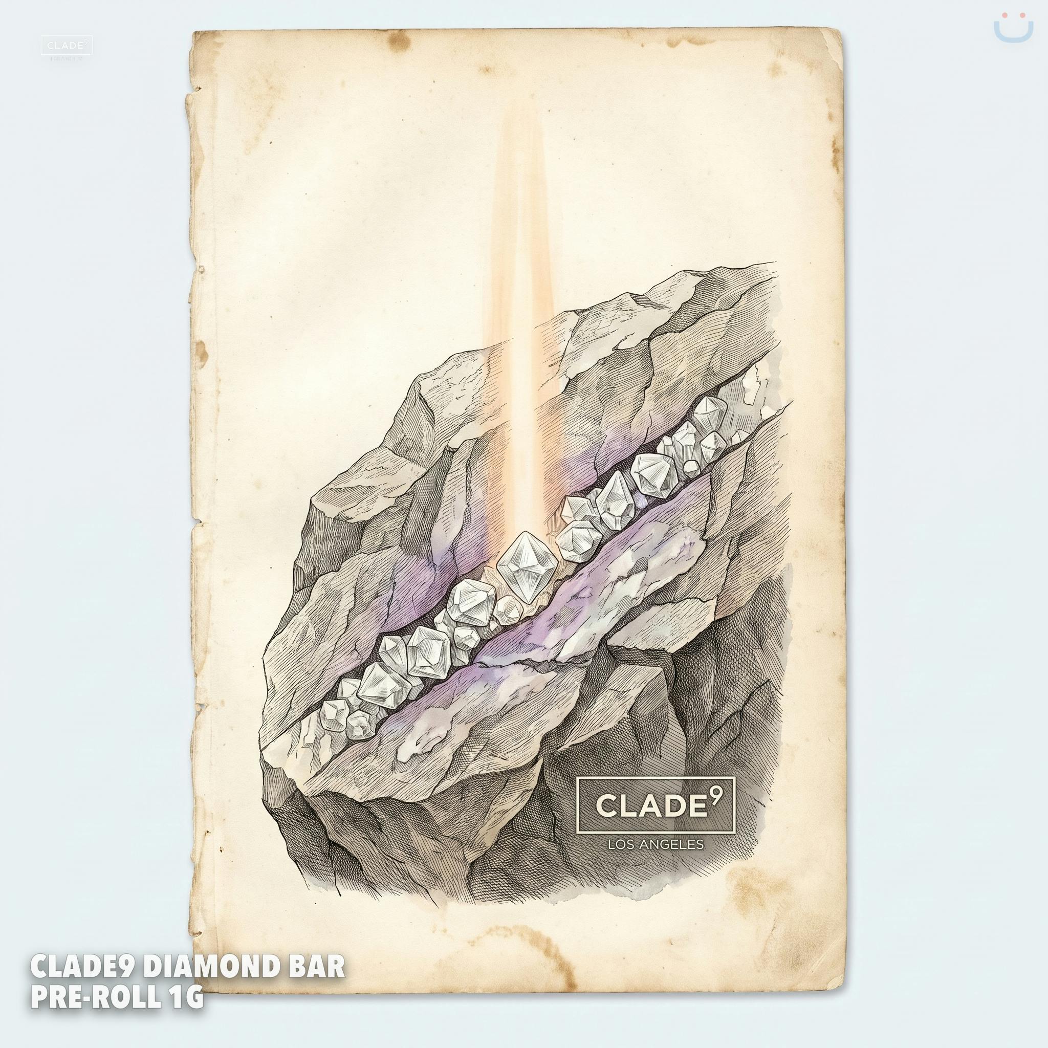 Clade9 Diamond Bar Pre-roll 1G