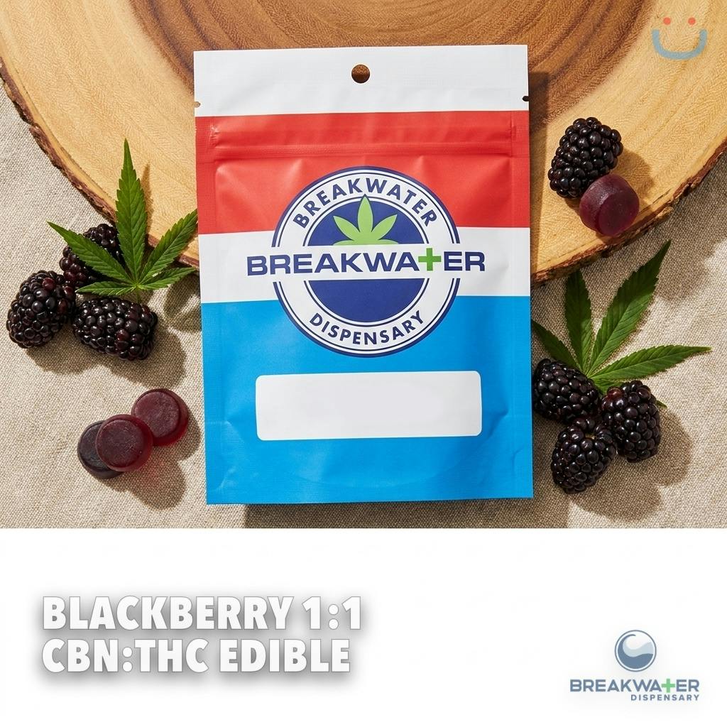 Breakwater Blackberry 1:1 CBN:THC 10pk