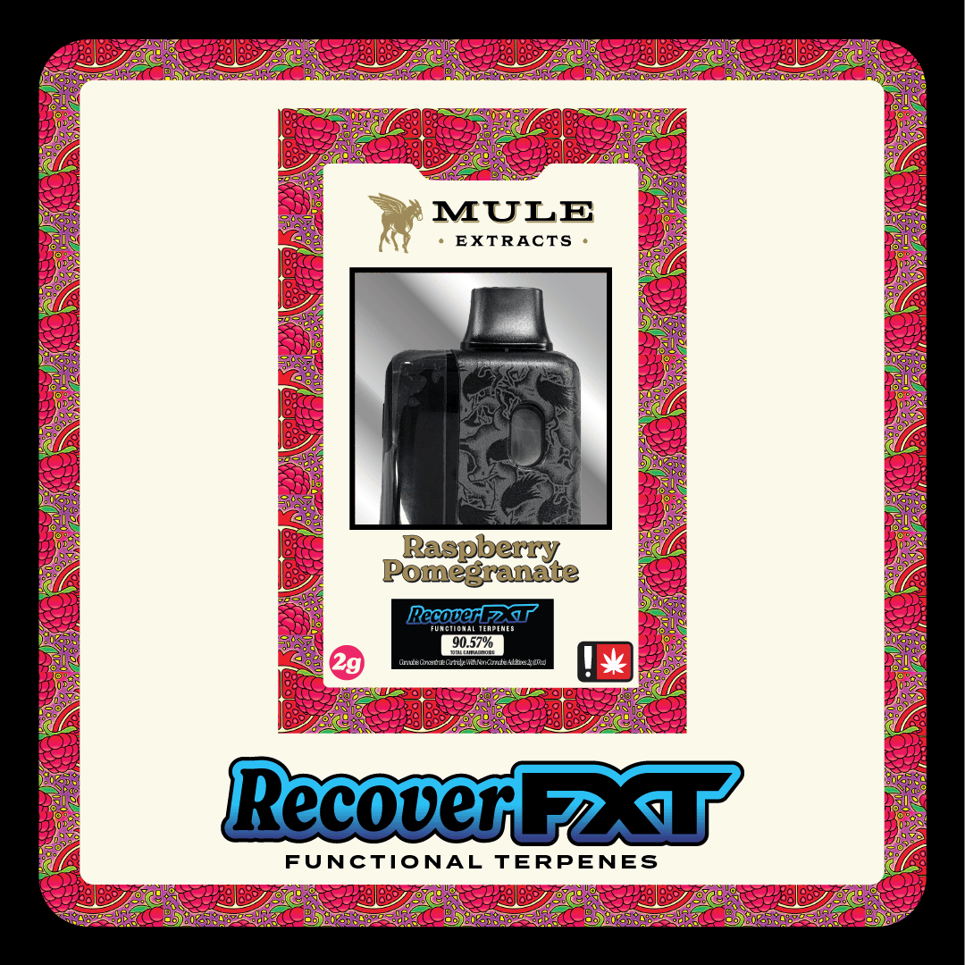 Mule Extracts Raspberry Pomegranate FXT Disposable Vape 2G