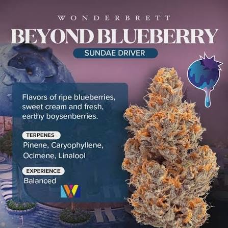 Wonderbrett Beyond Blueberry Flower 3.5g