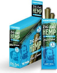 Zig Zag Hemp Wrap Blue Dream 2pk