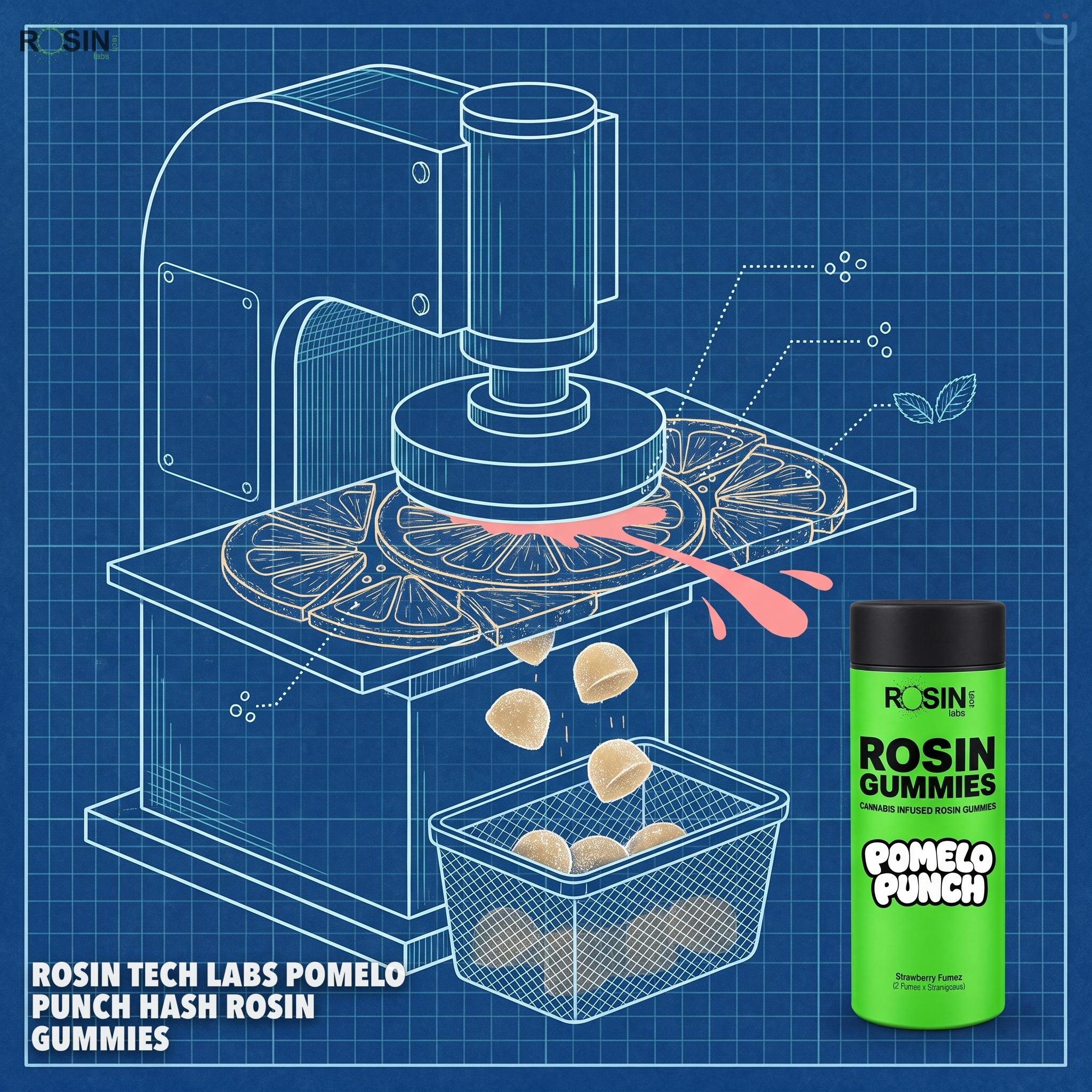 ROSIN TECH LABS Pomelo Punch Hash Rosin Gummies