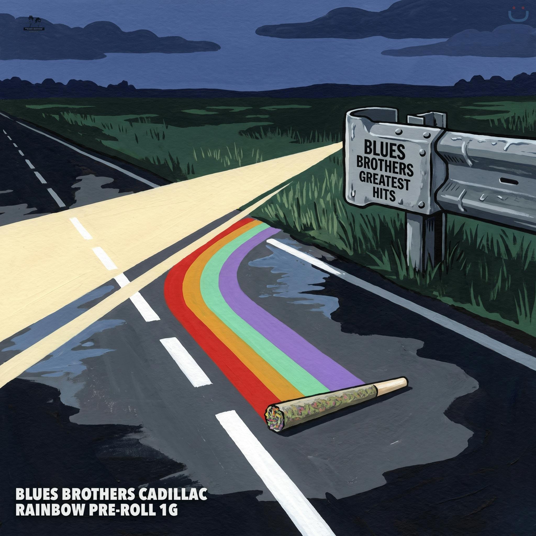 Blues Brothers Cadillac Rainbow Pre-roll 1G