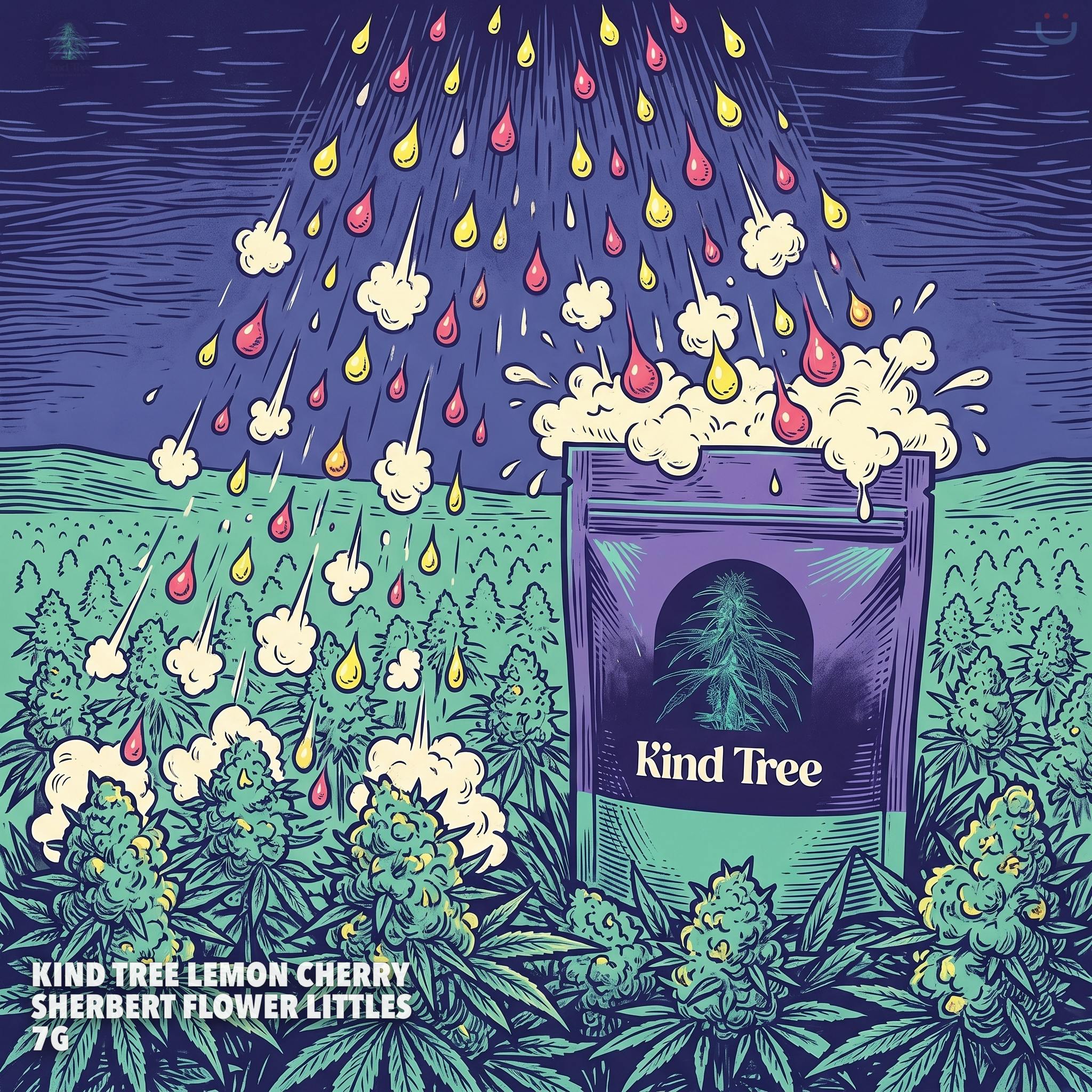Kind Tree Lemon Cherry Sherbert Flower Littles 7G