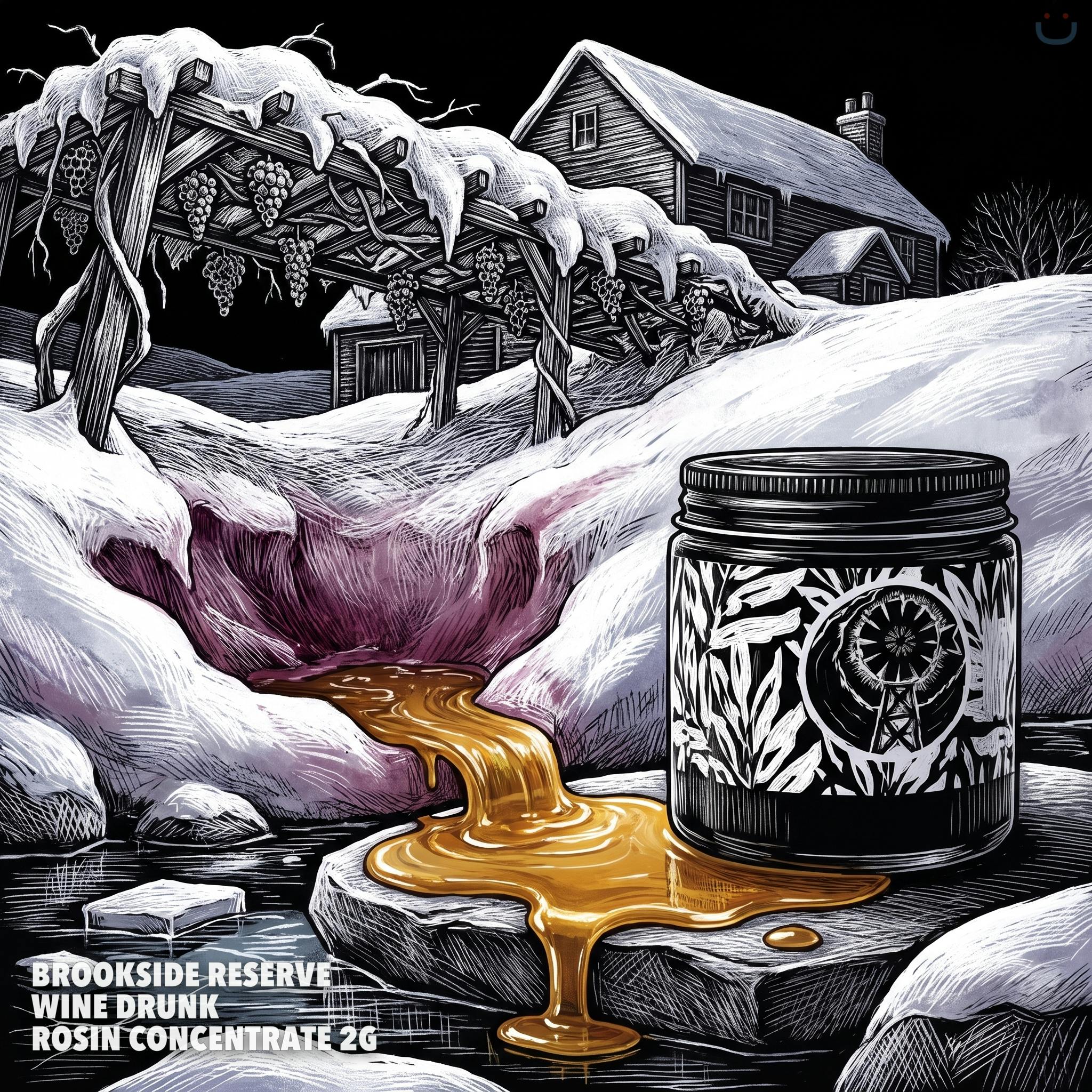 Brookside Reserve Wine Drunk Rosin Concentrate 2G