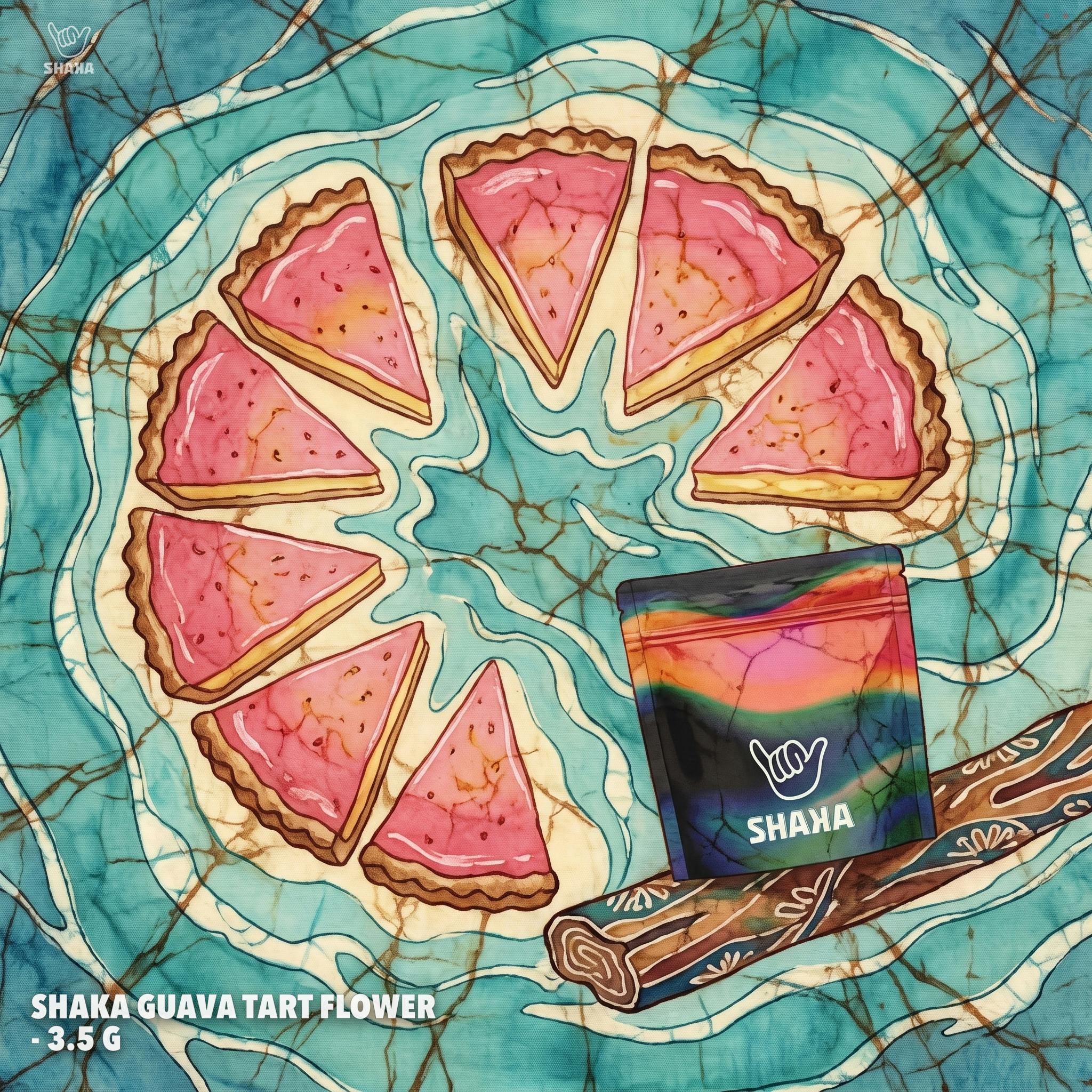 SHAKA GUAVA TART FLOWER - 3.5 G